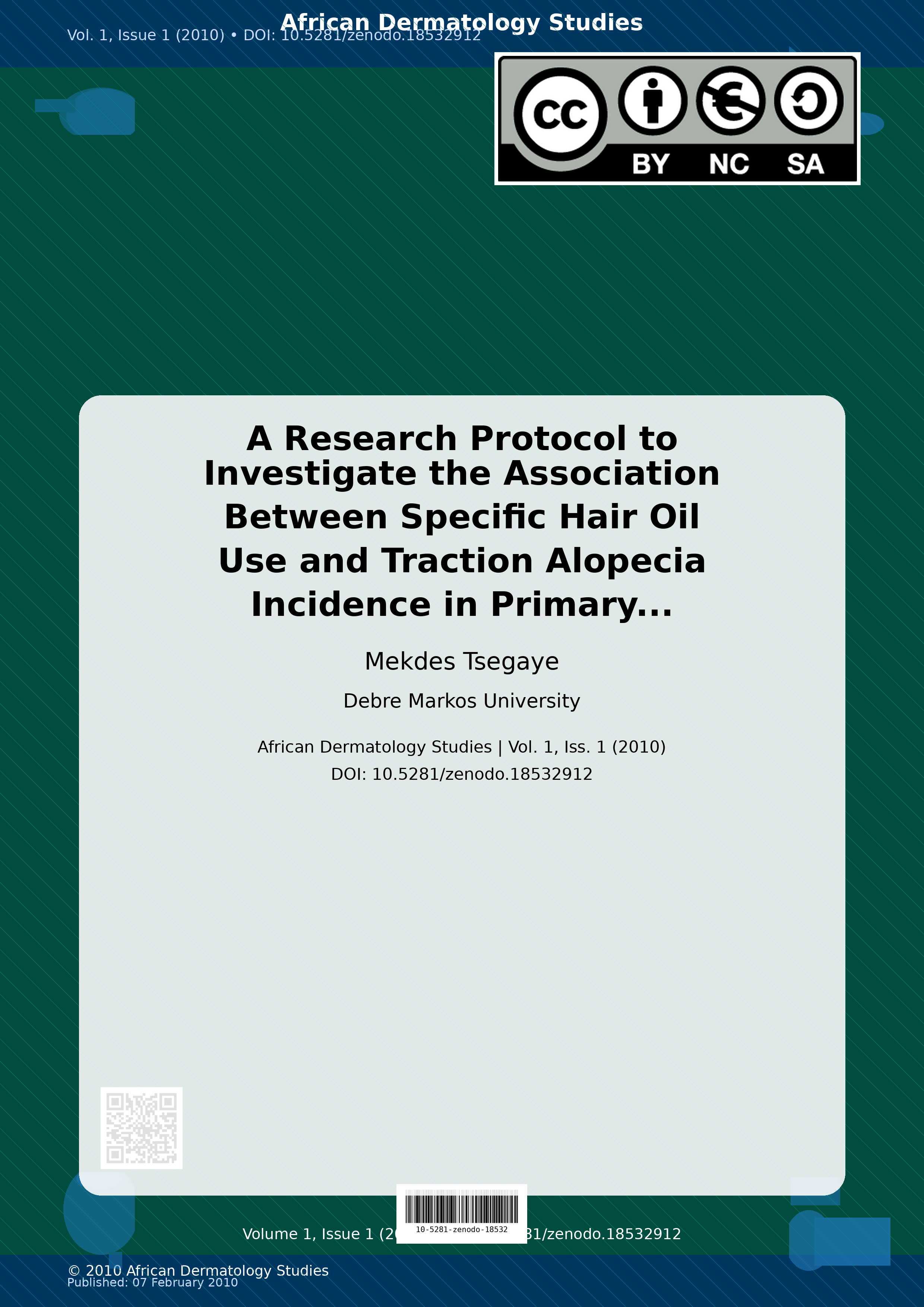 Cover image for: A Research Protocol to Investigate the Association Between S