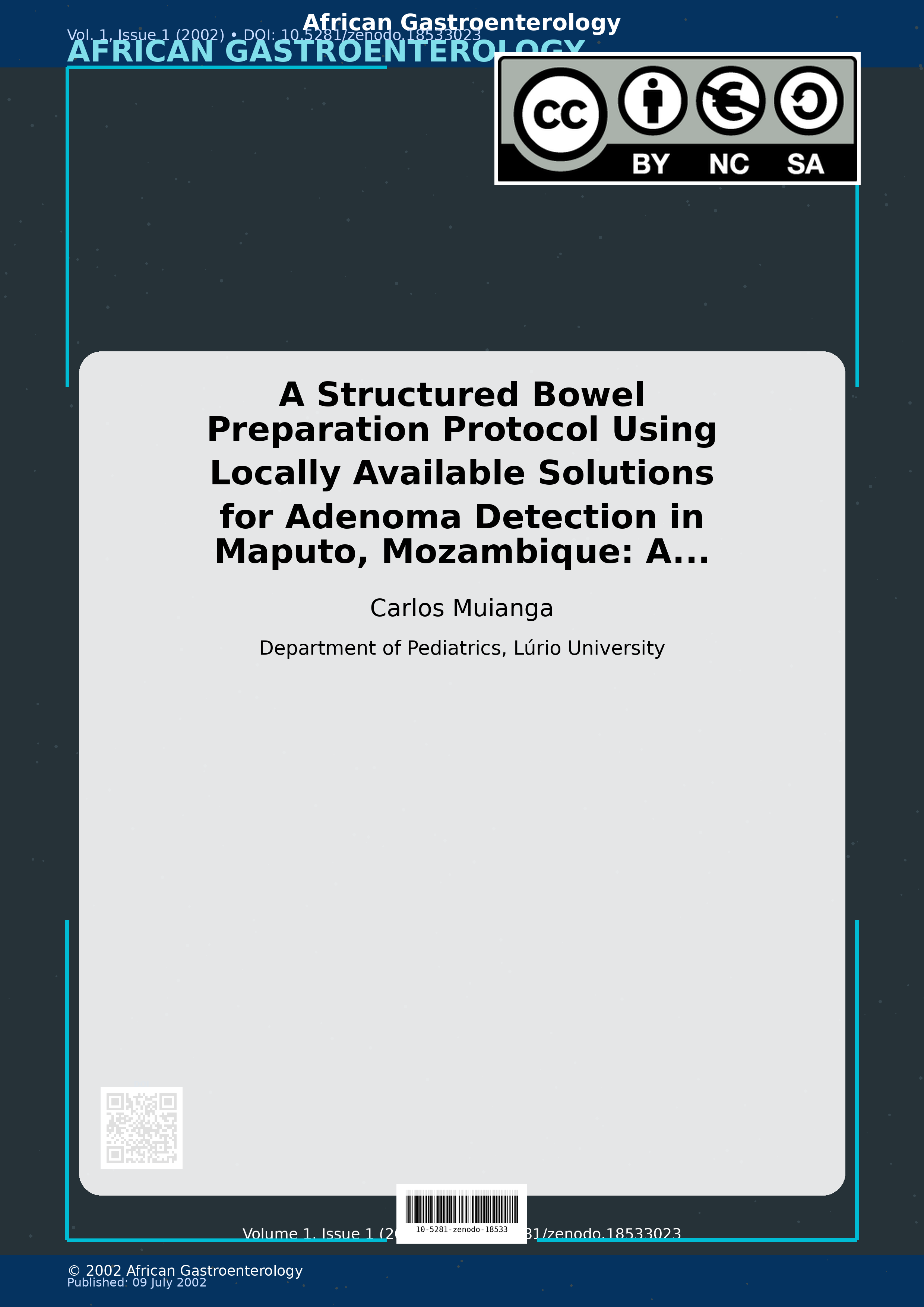 Cover image for: A Structured Bowel Preparation Protocol Using Locally Availa