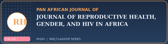 Pan African Journal logo for Journal of Reproductive Health, Gender, and HIV in Africa