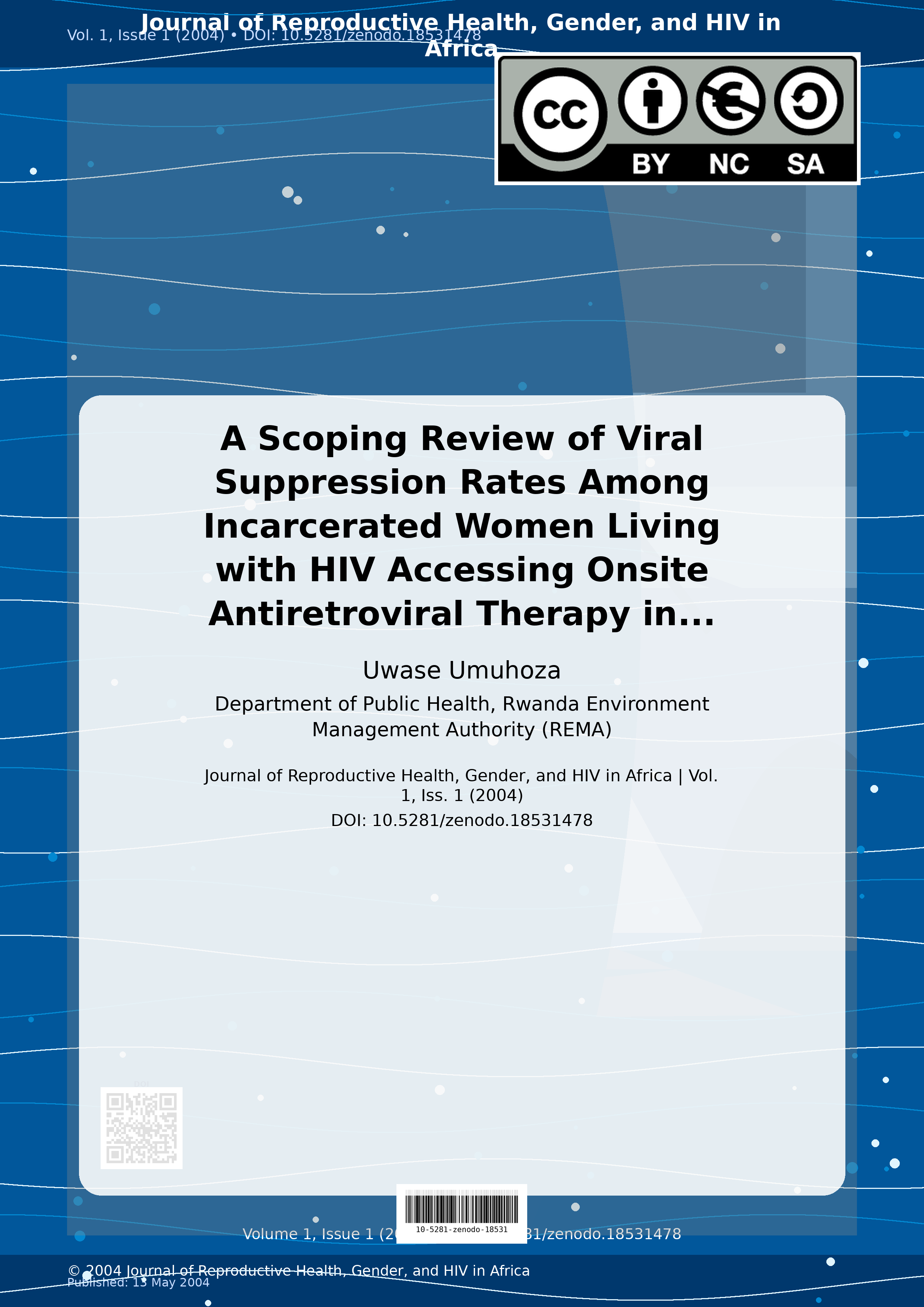 Cover image for: A Scoping Review of Viral Suppression Rates Among Incarcerat