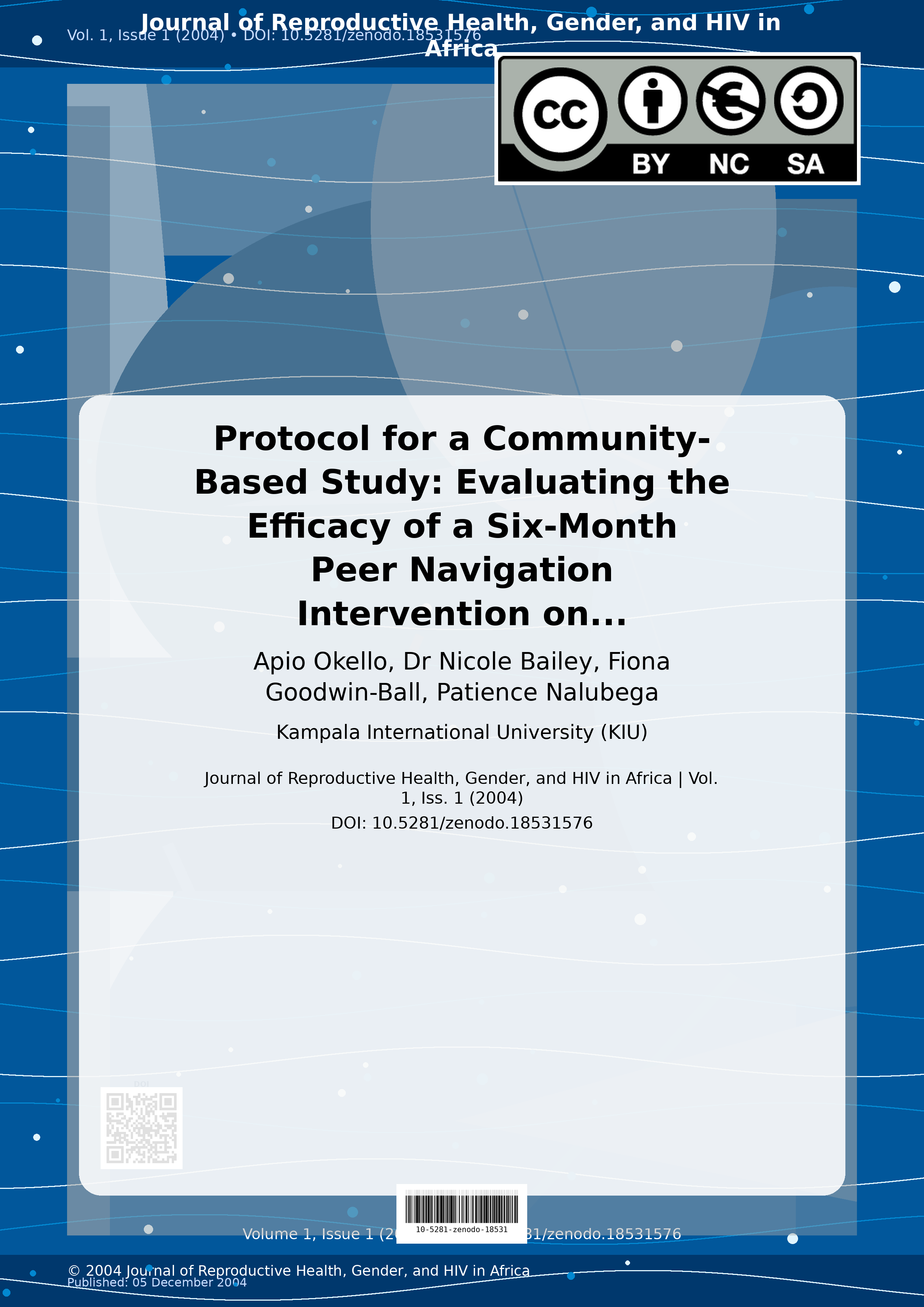 Cover image for: Protocol for a Community-Based Study