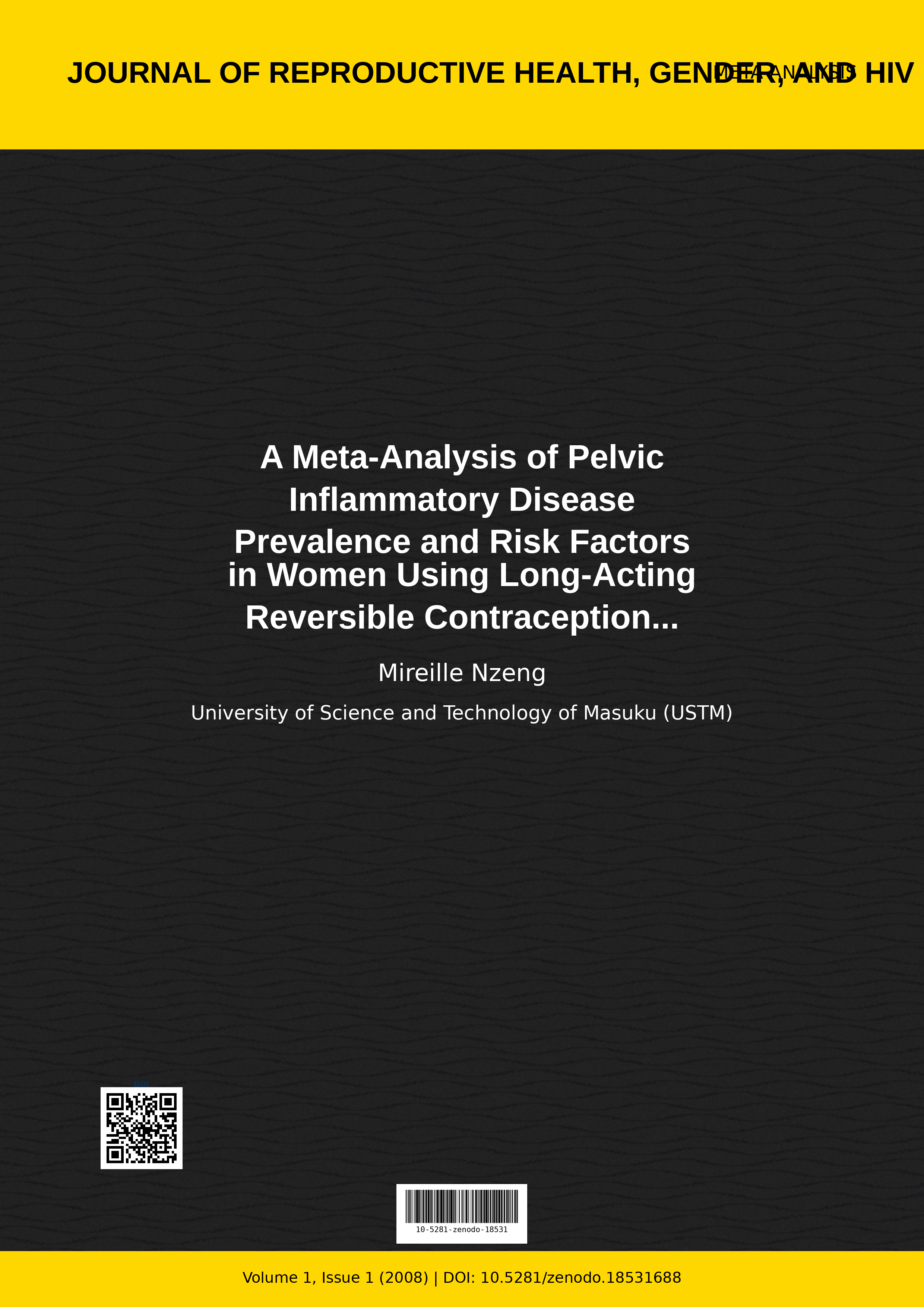 Cover image for: A Meta-Analysis of Pelvic Inflammatory Disease Prevalence an