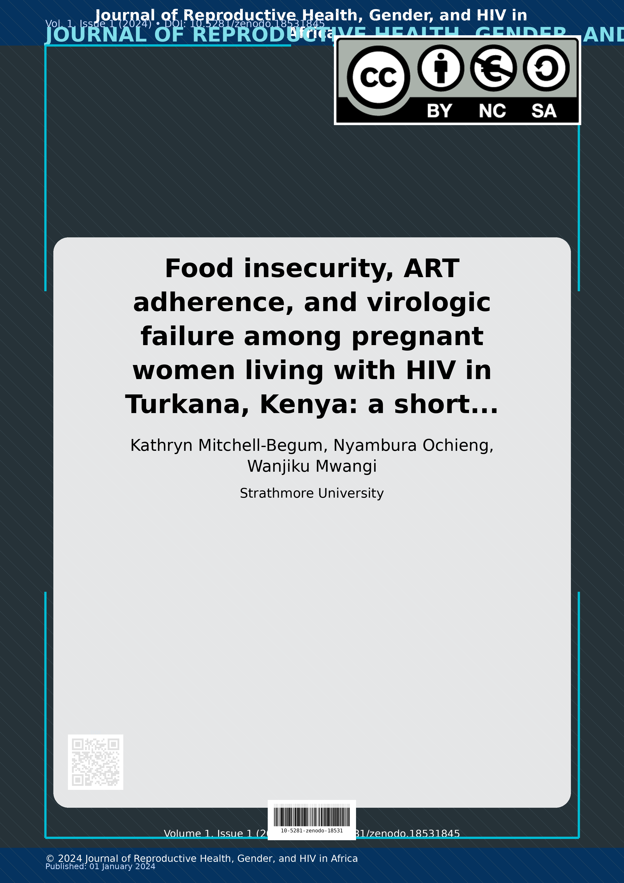 Cover image for: Food insecurity, ART adherence, and virologic failure among 