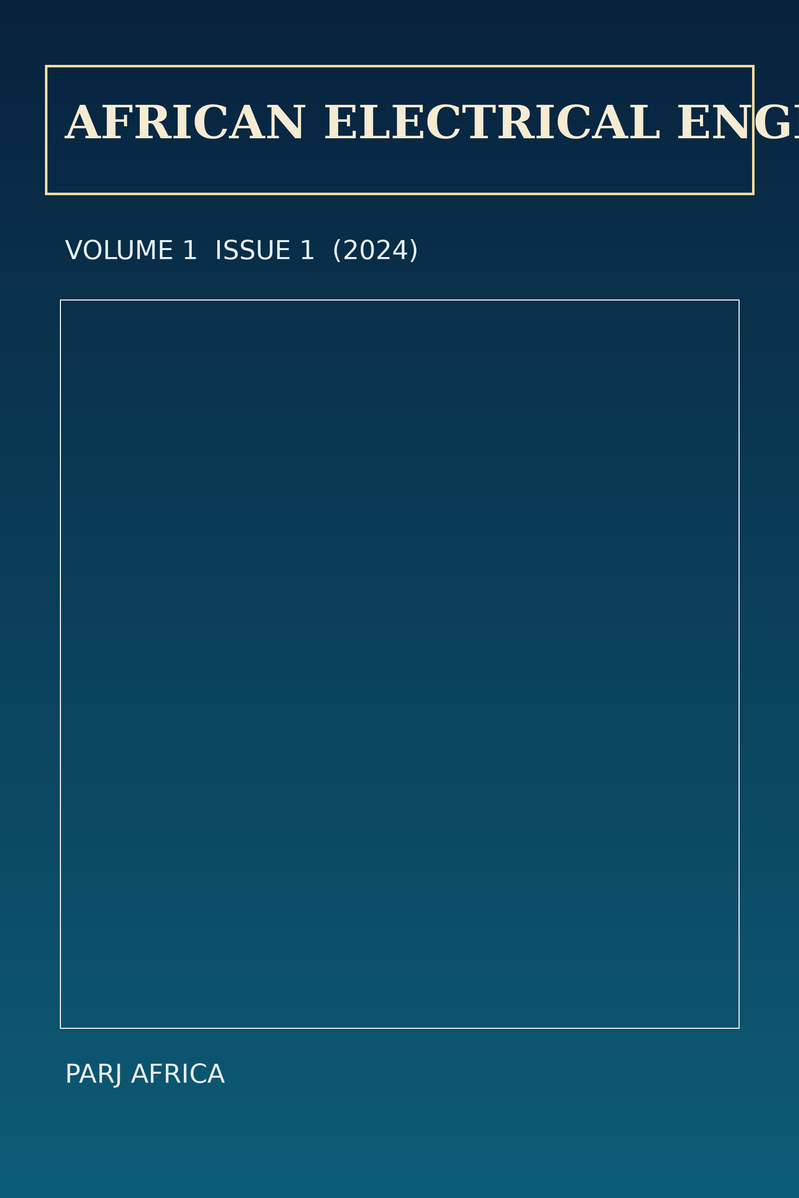 Cover image for African Electrical Engineering Journal, Volume 1, Issue 1 (2024)