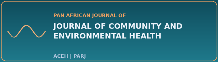 Pan African Journal logo for African Journal of Community and Environmental Health