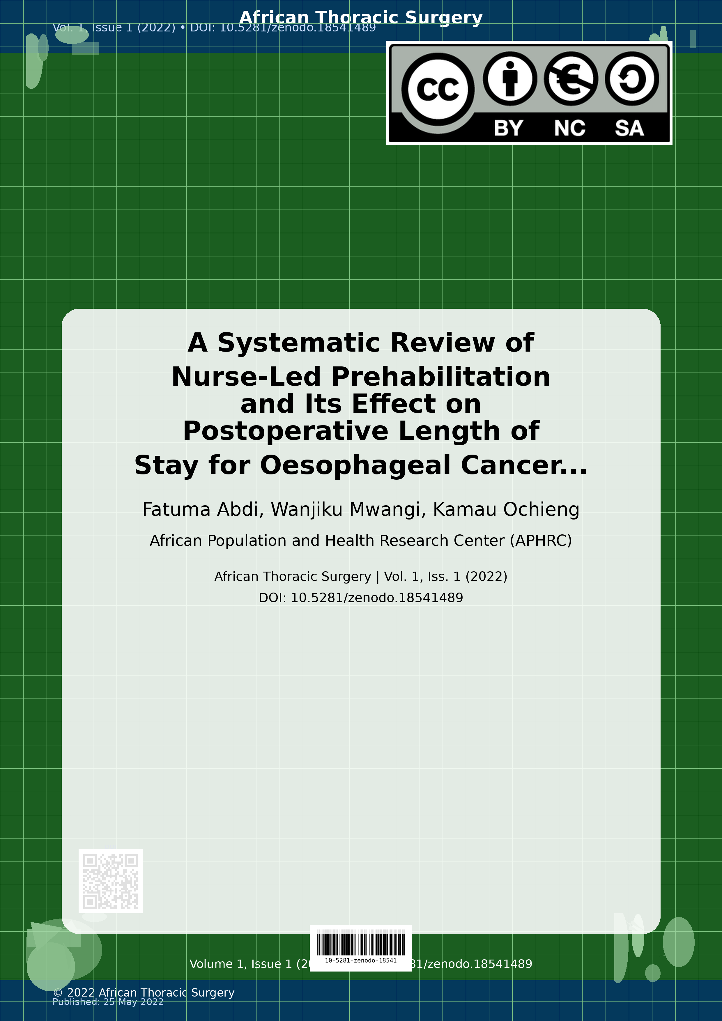 Cover image for: A Systematic Review of Nurse-Led Prehabilitation and Its Eff