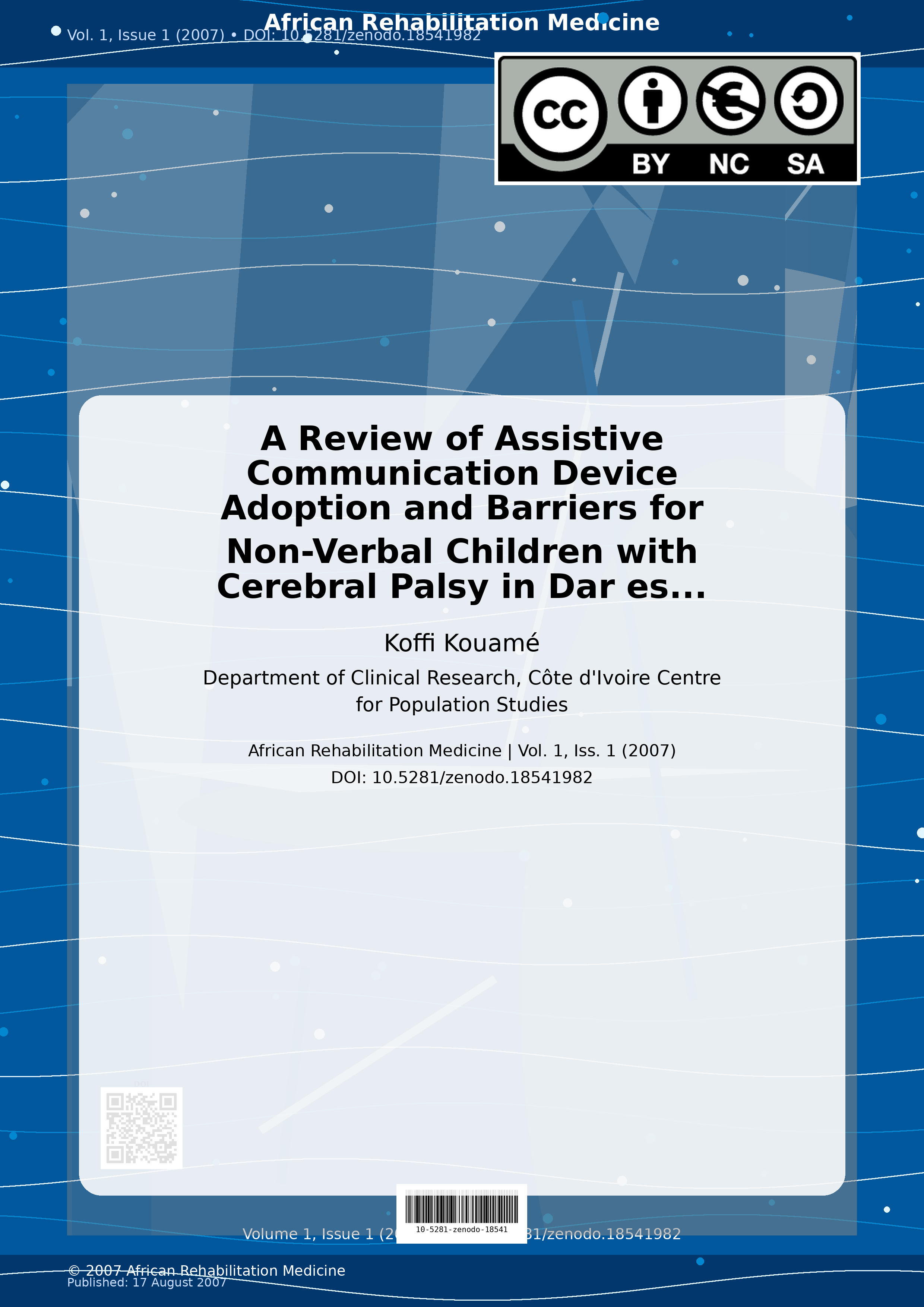 Cover image for: A Review of Assistive Communication Device Adoption and Barr
