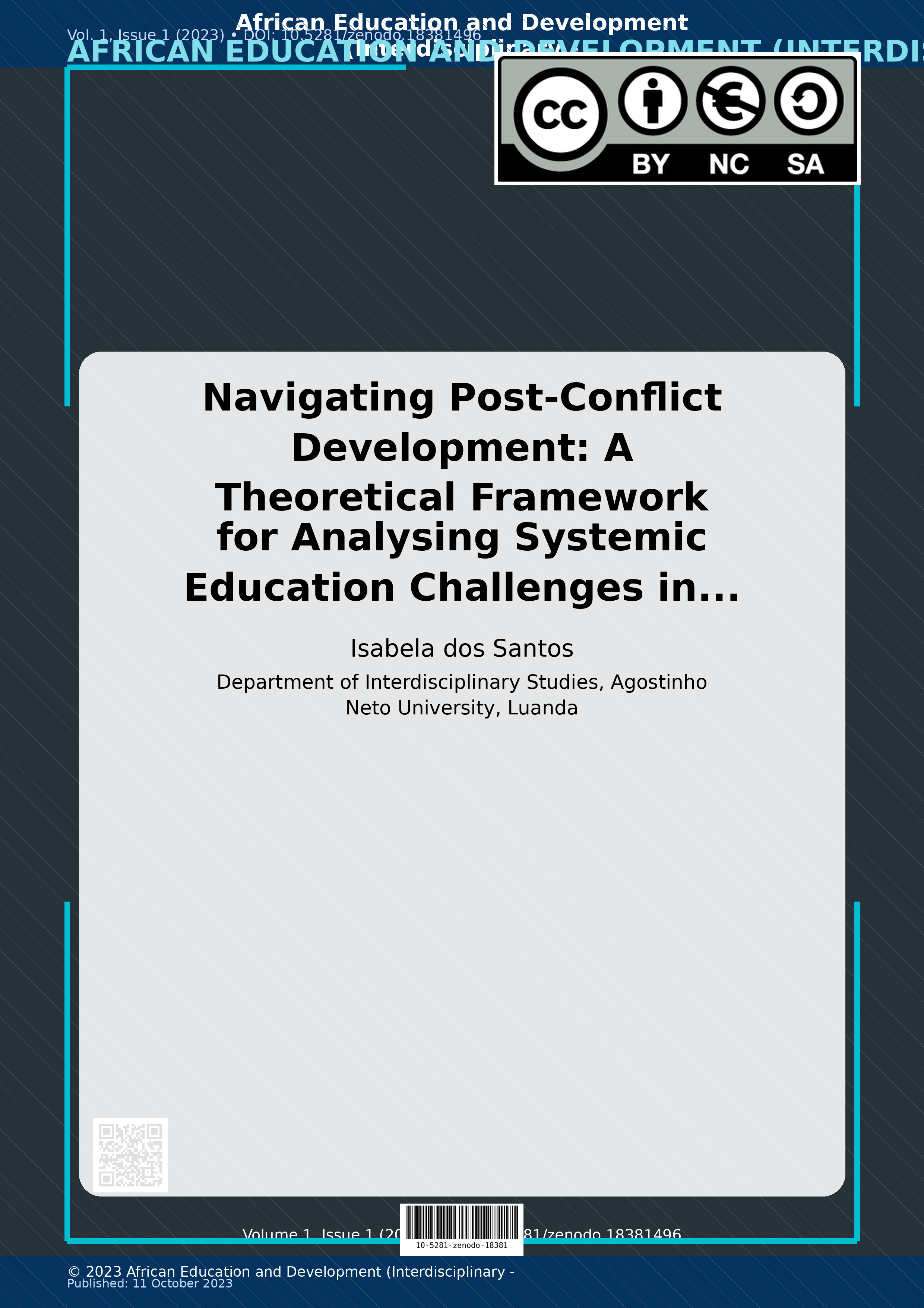 Cover image for: Navigating Post-Conflict Development