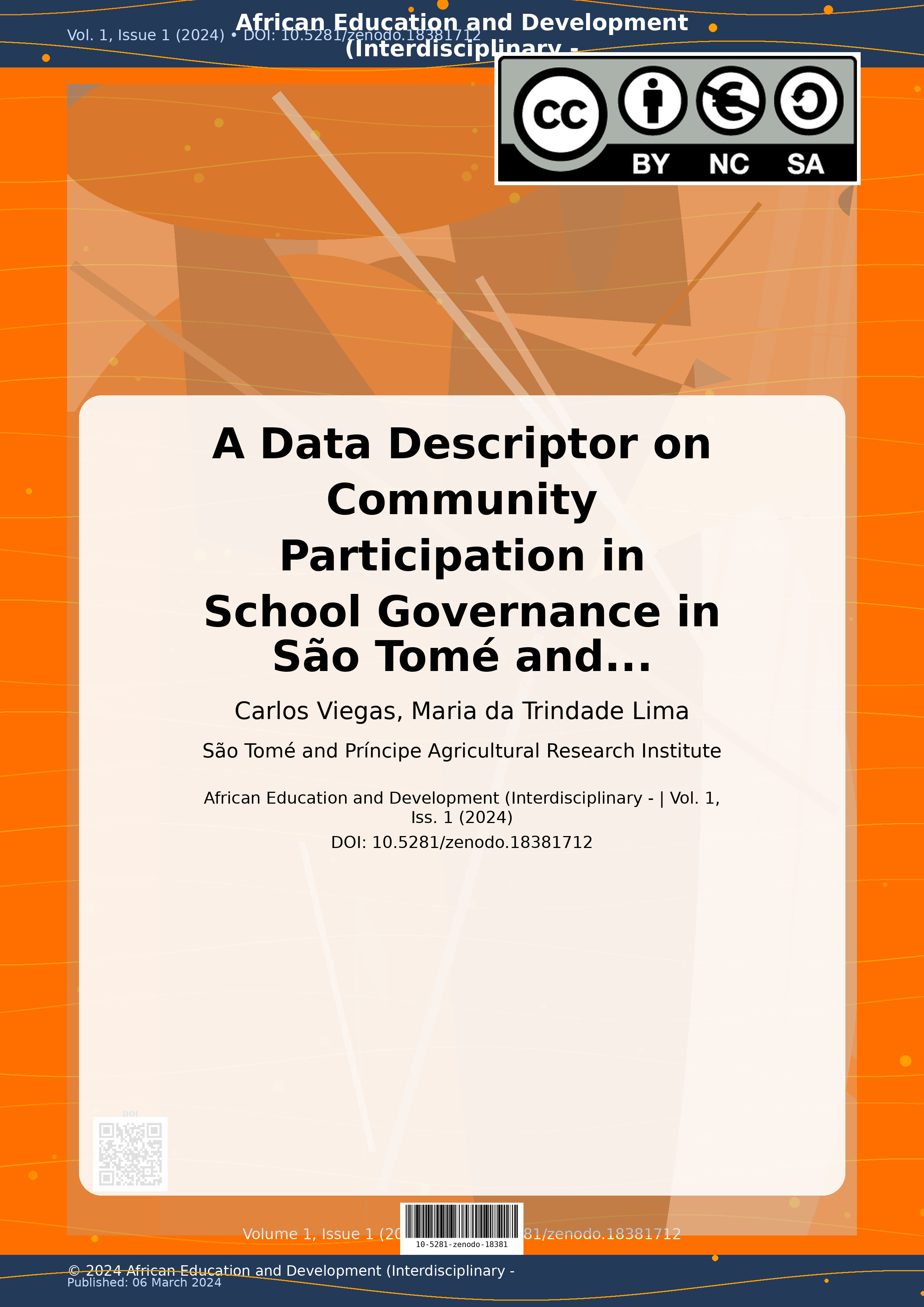 Cover image for: A Data Descriptor on Community Participation in School Gover