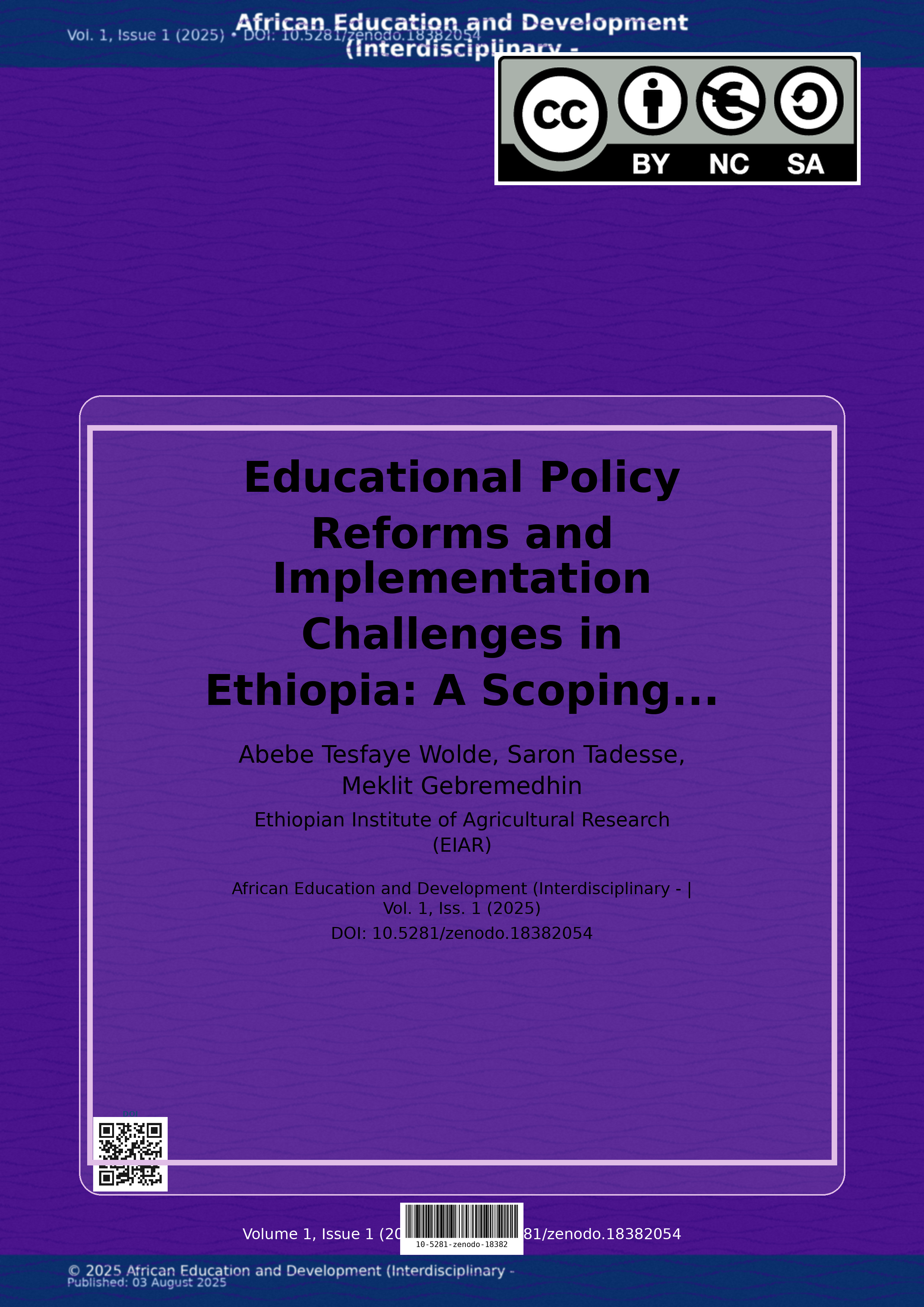 Cover image for: Educational Policy Reforms and Implementation Challenges in 