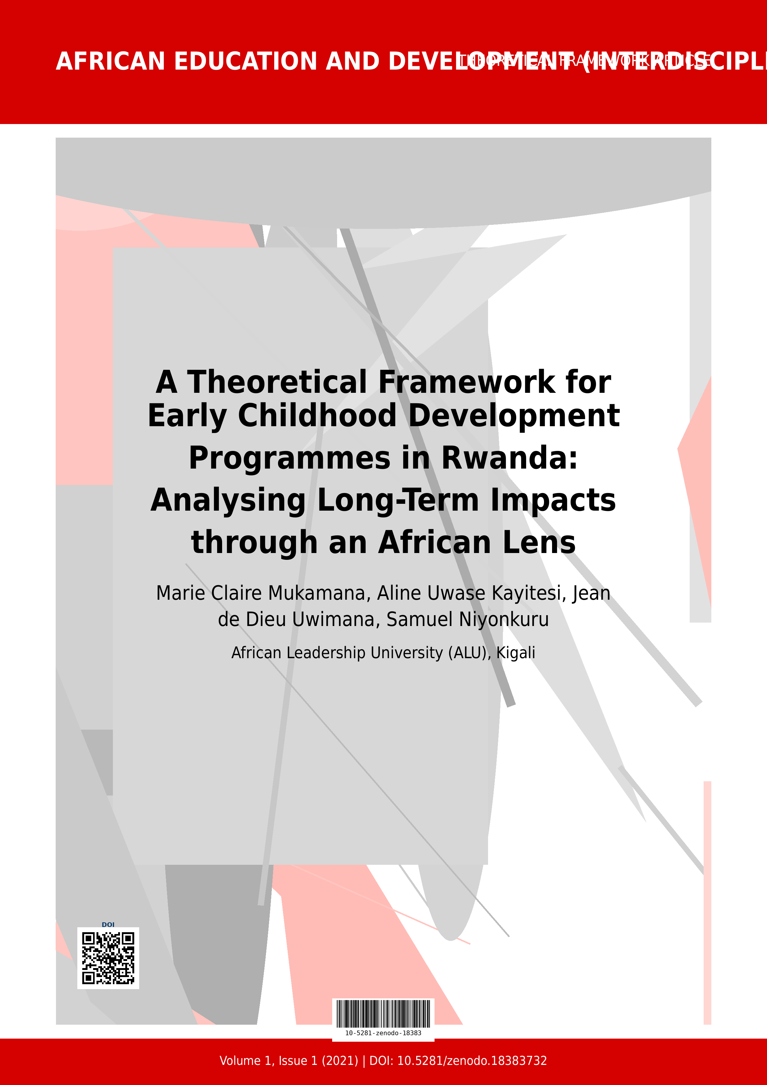 Cover image for: A Theoretical Framework for Early Childhood Development Prog