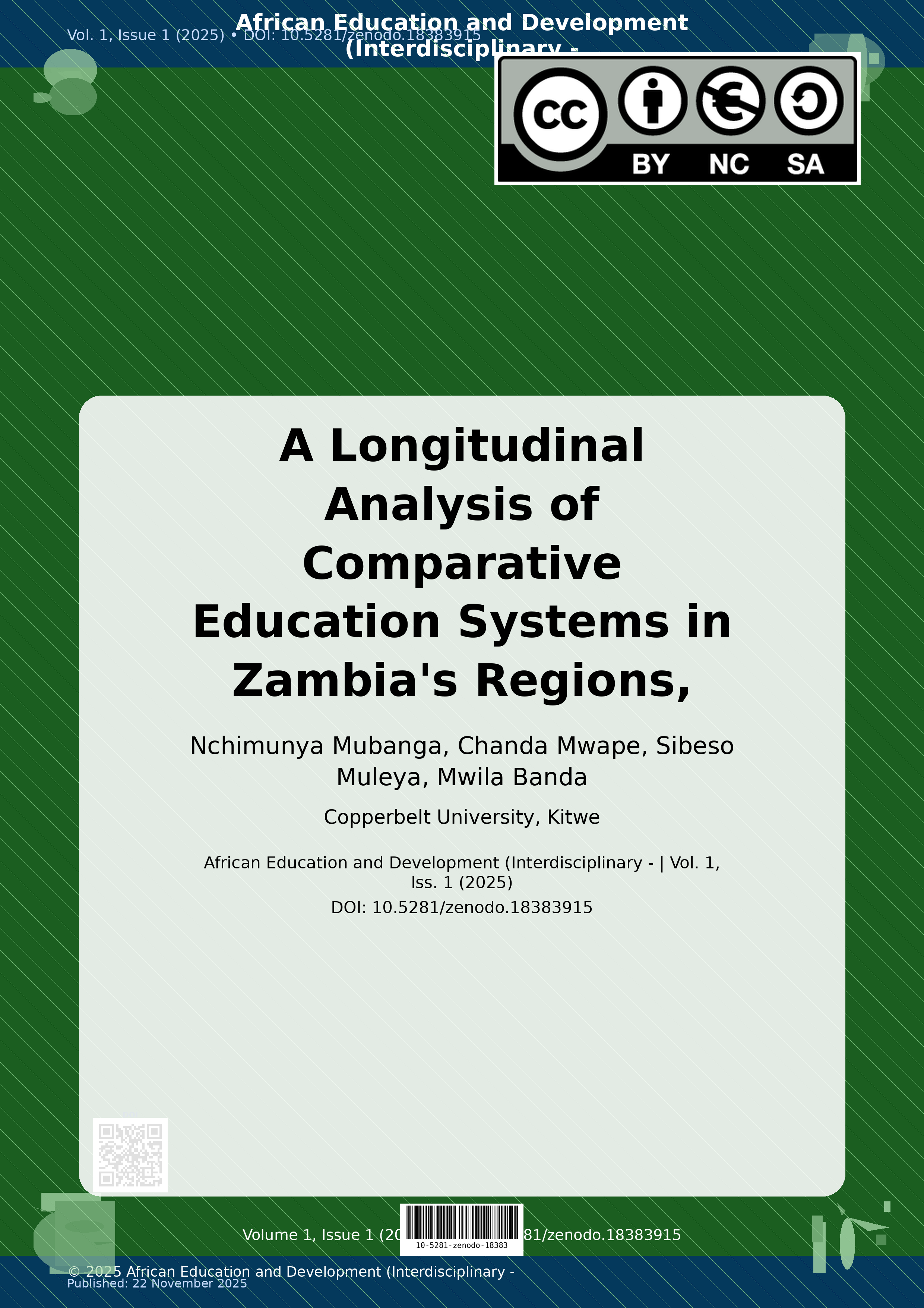 Cover image for: A Longitudinal Analysis of Comparative Education Systems in 