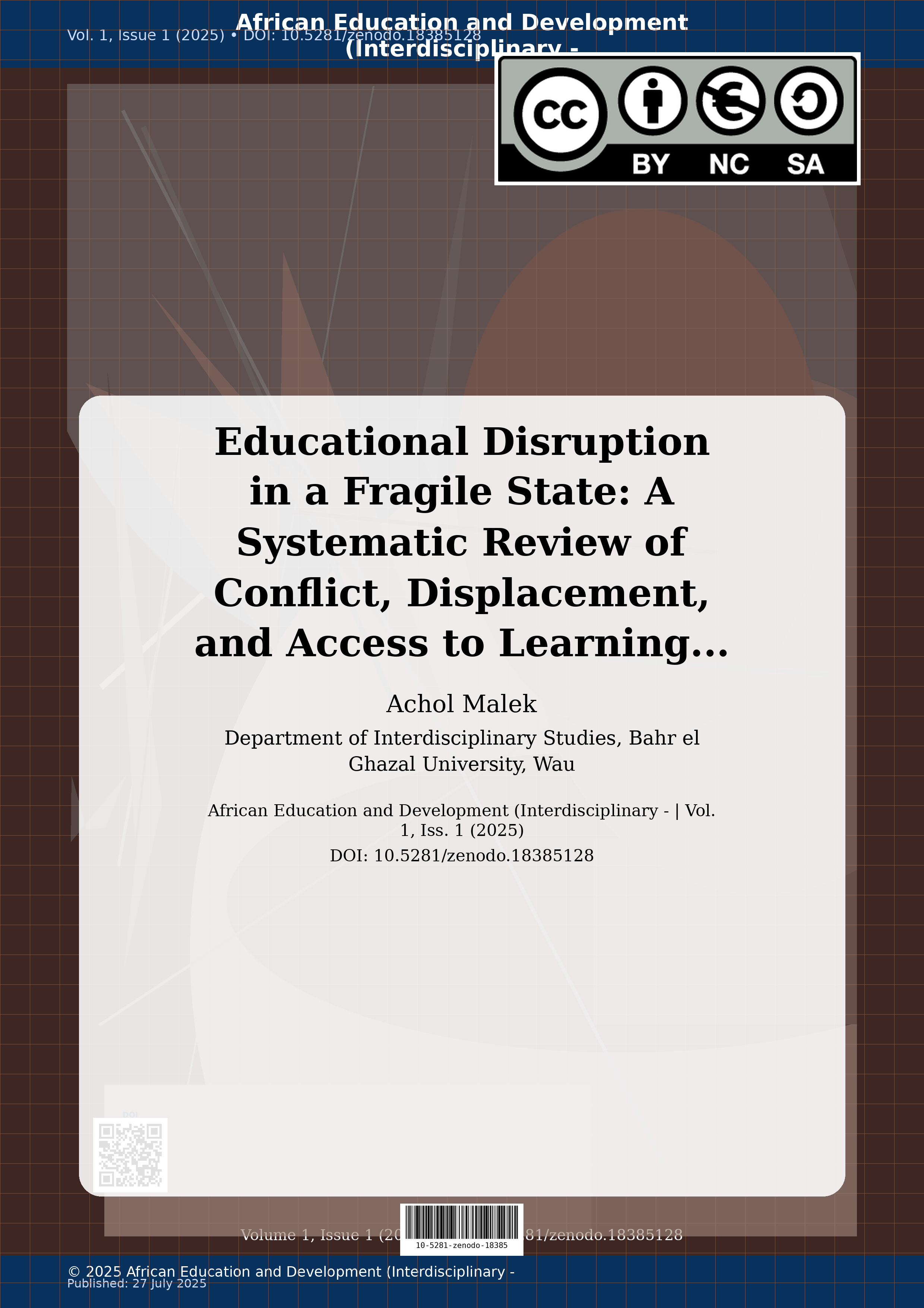 Cover image for: Educational Disruption in a Fragile State