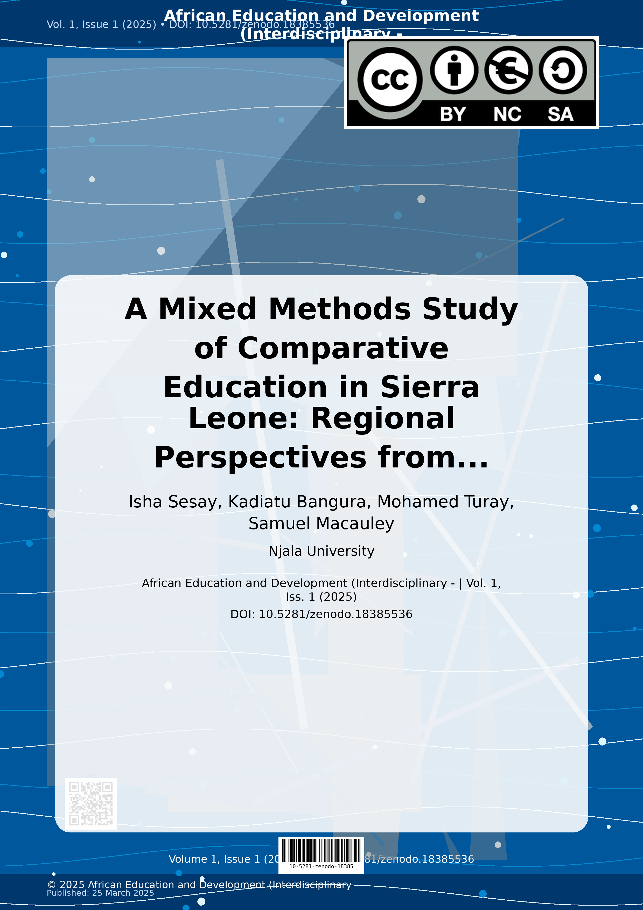 Cover image for: A Mixed Methods Study of Comparative Education in Sierra Leo