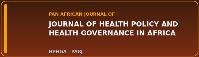 Pan African Journal logo for Journal of Health Policy and Health Governance in Africa