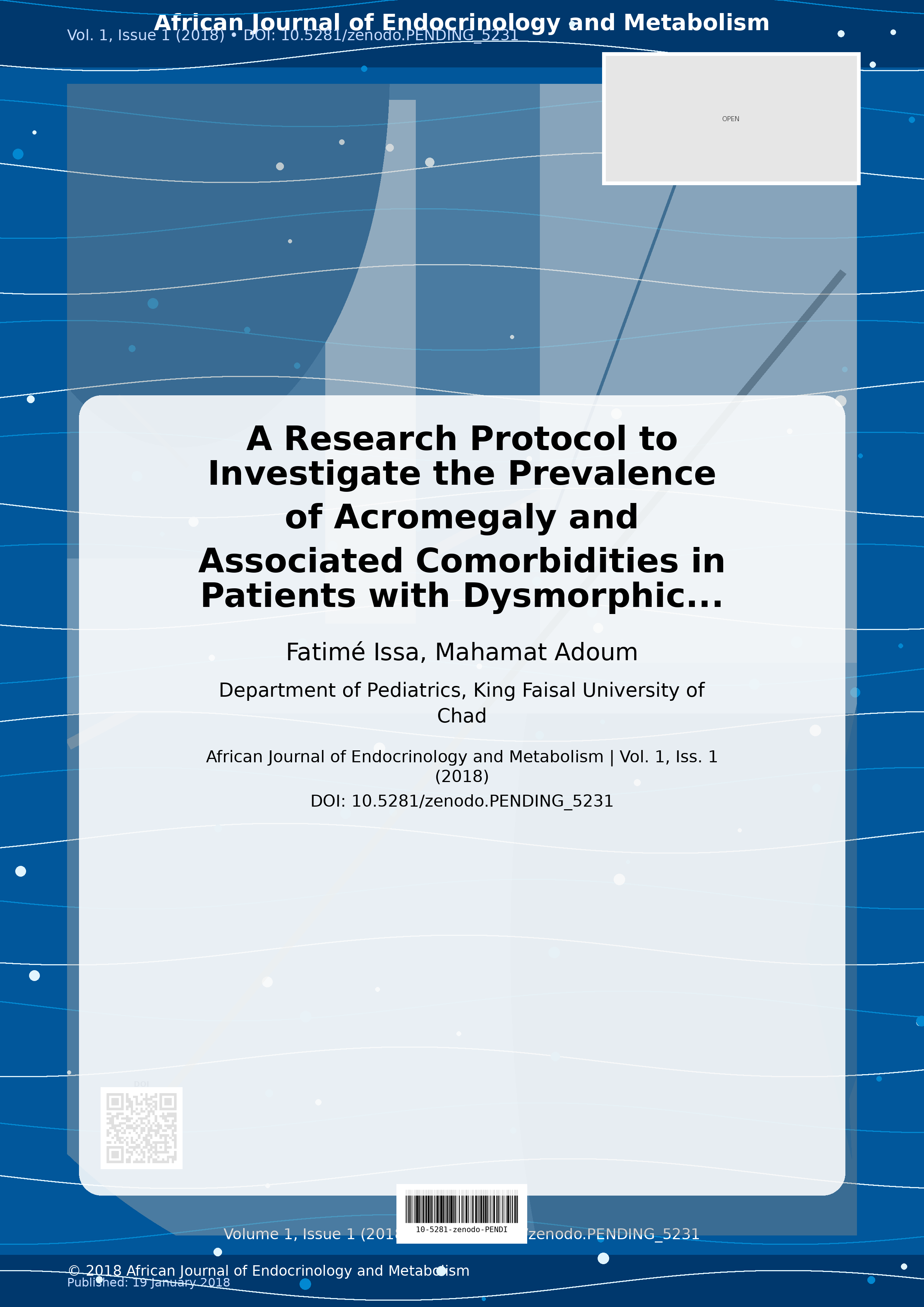Cover image for: A Research Protocol to Investigate the Prevalence of Acromeg