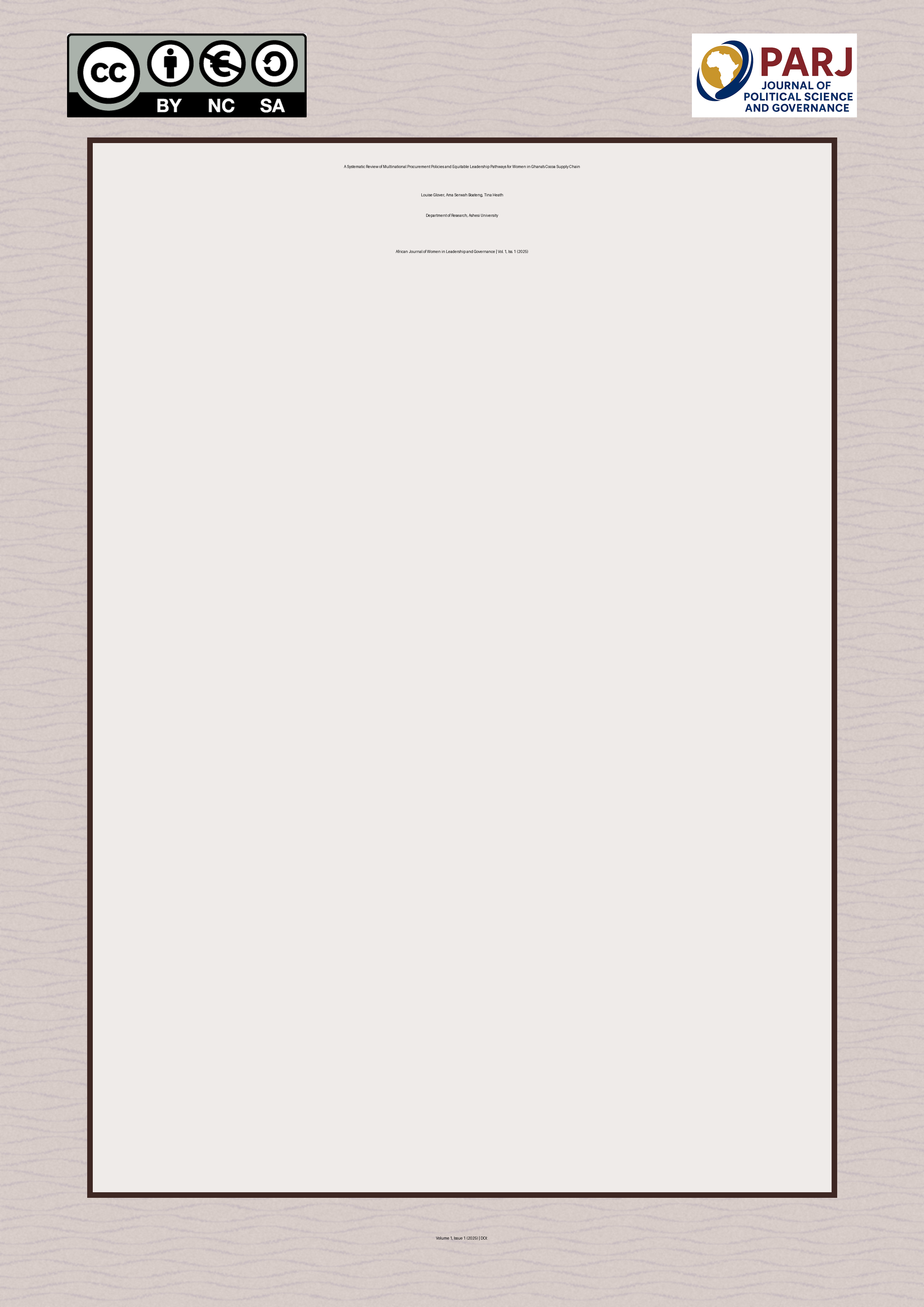 Cover image for: A Systematic Review of Multinational Procurement Policies an