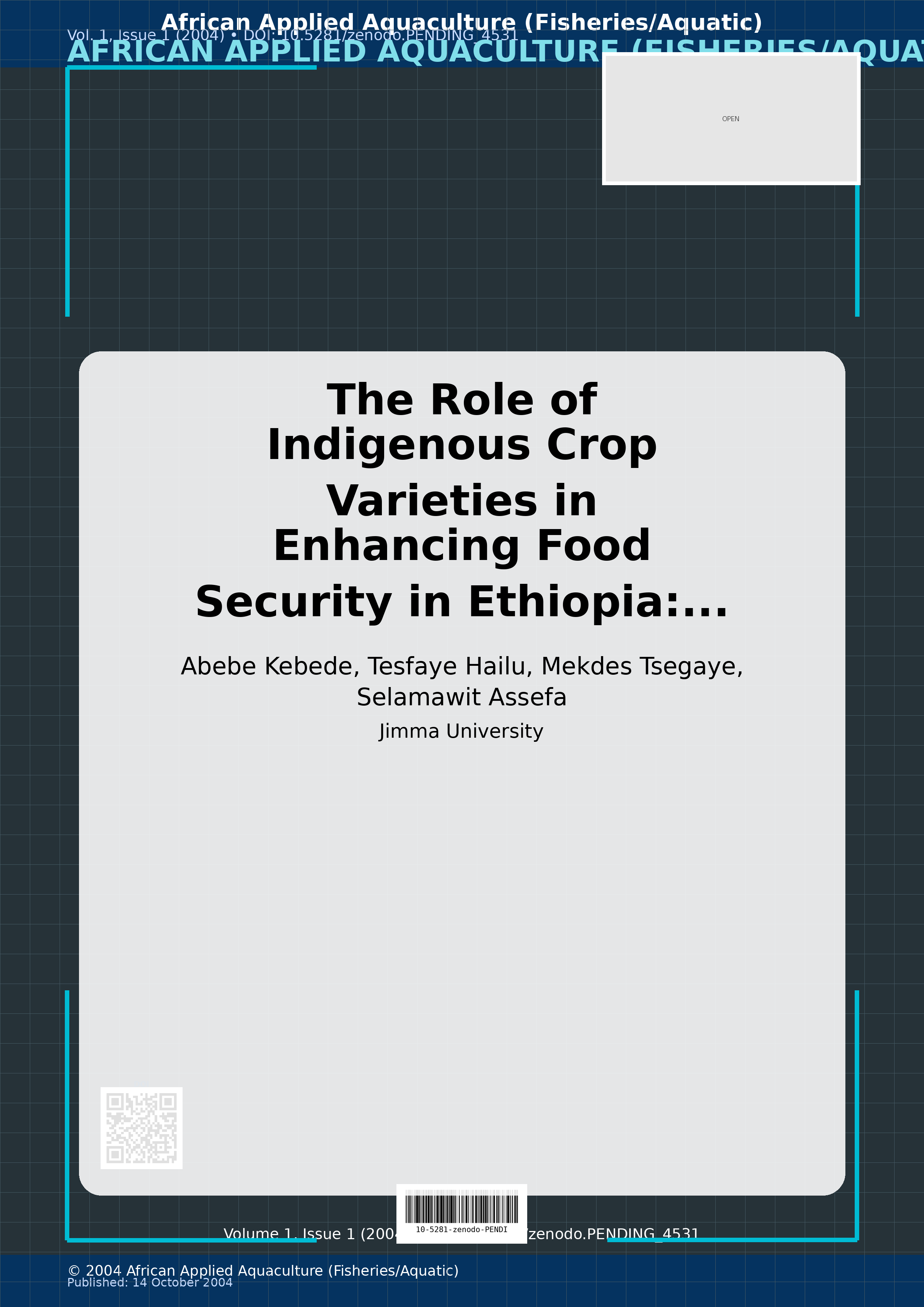 Cover image for: The Role of Indigenous Crop Varieties in Enhancing Food Secu