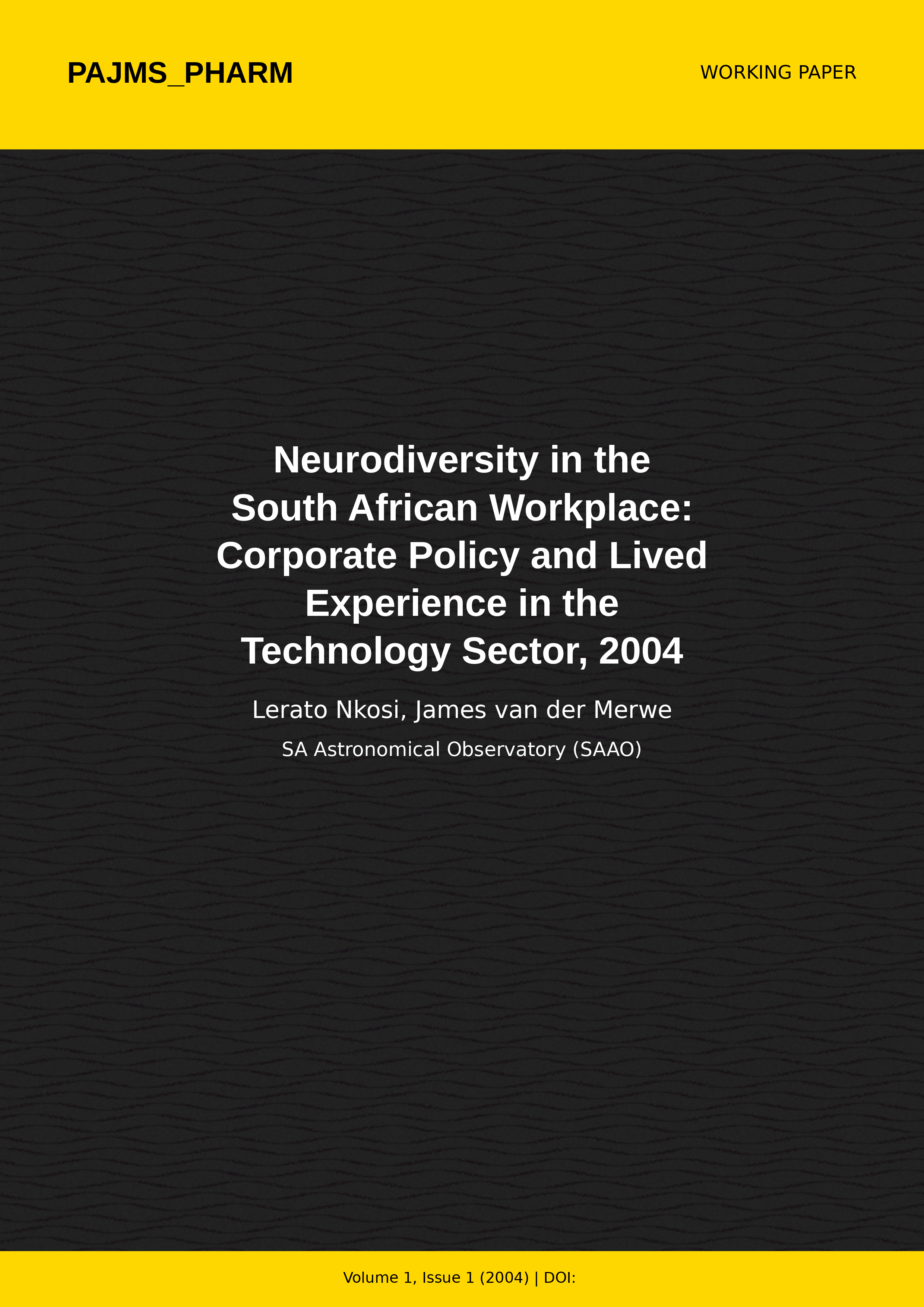 Cover image for: Neurodiversity in the South African Workplace