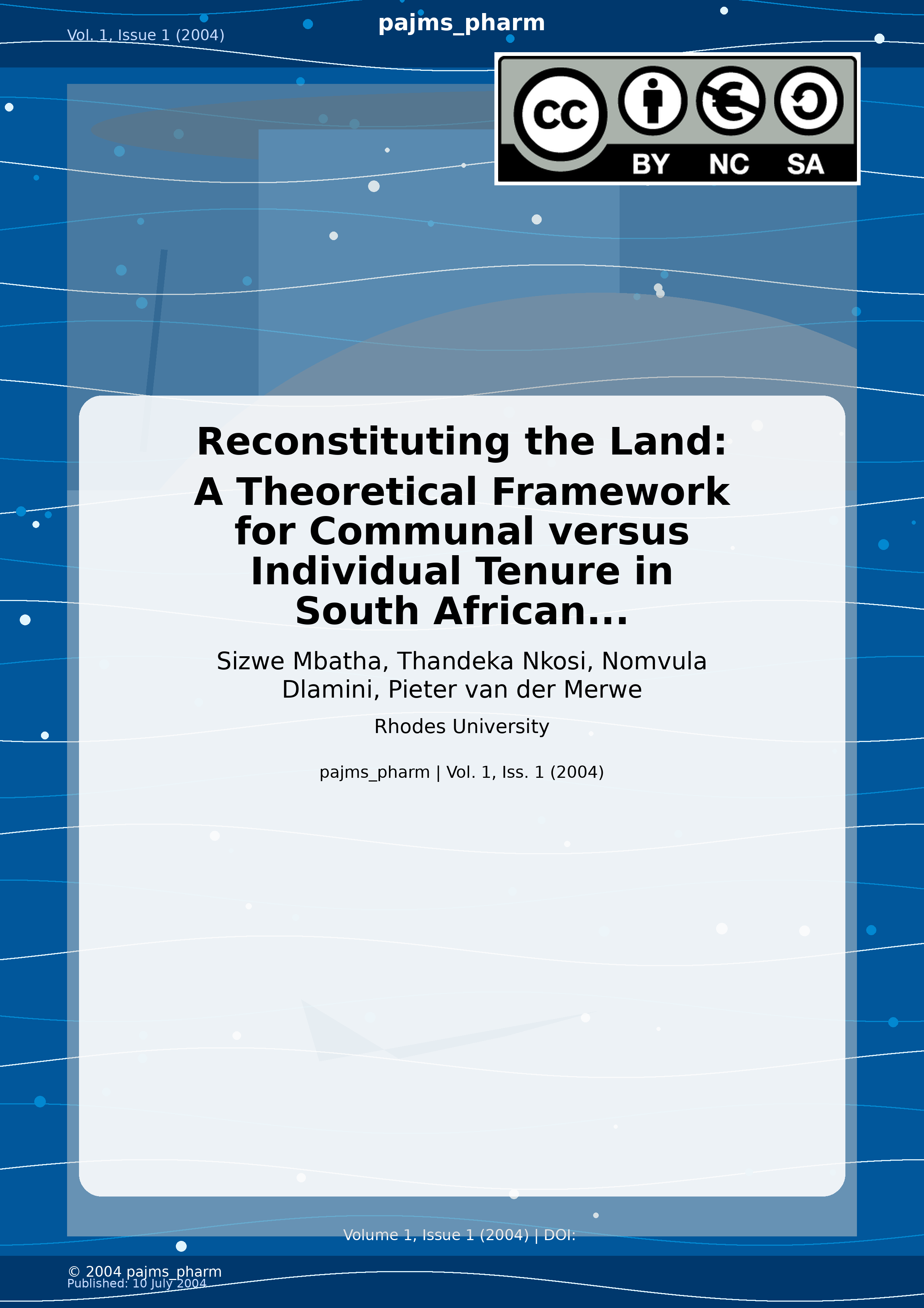 Cover image for: Reconstituting the Land
