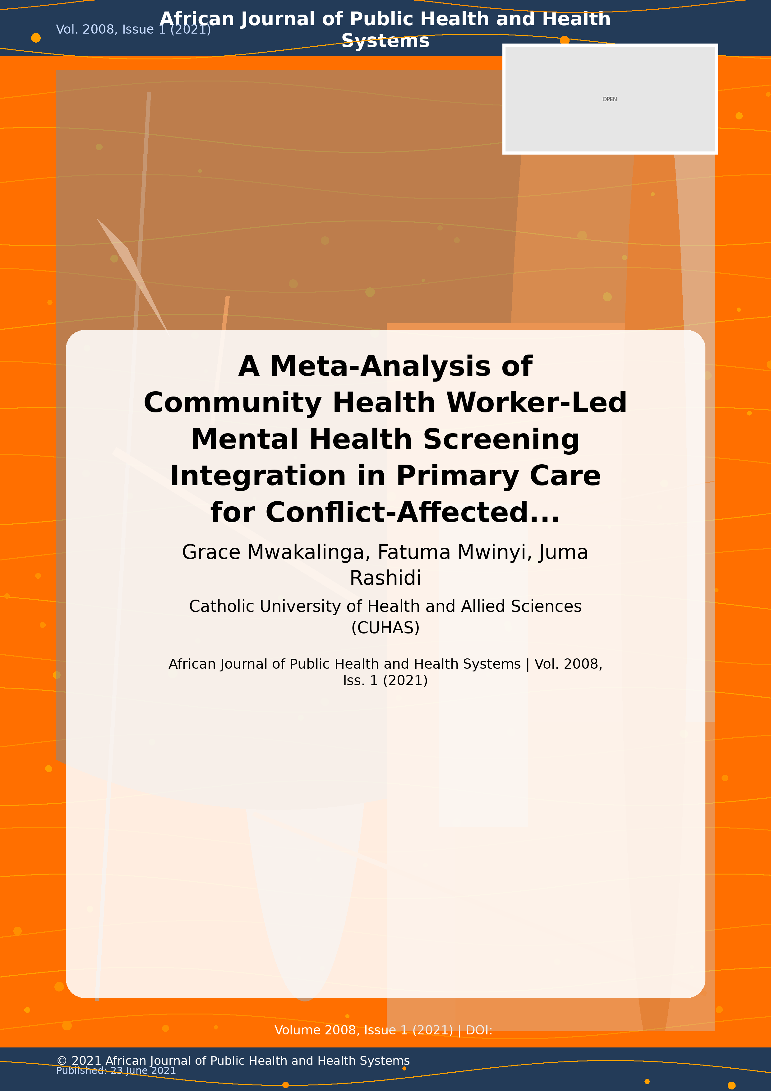 Cover image for: A Meta-Analysis of Community Health Worker-Led Mental Health