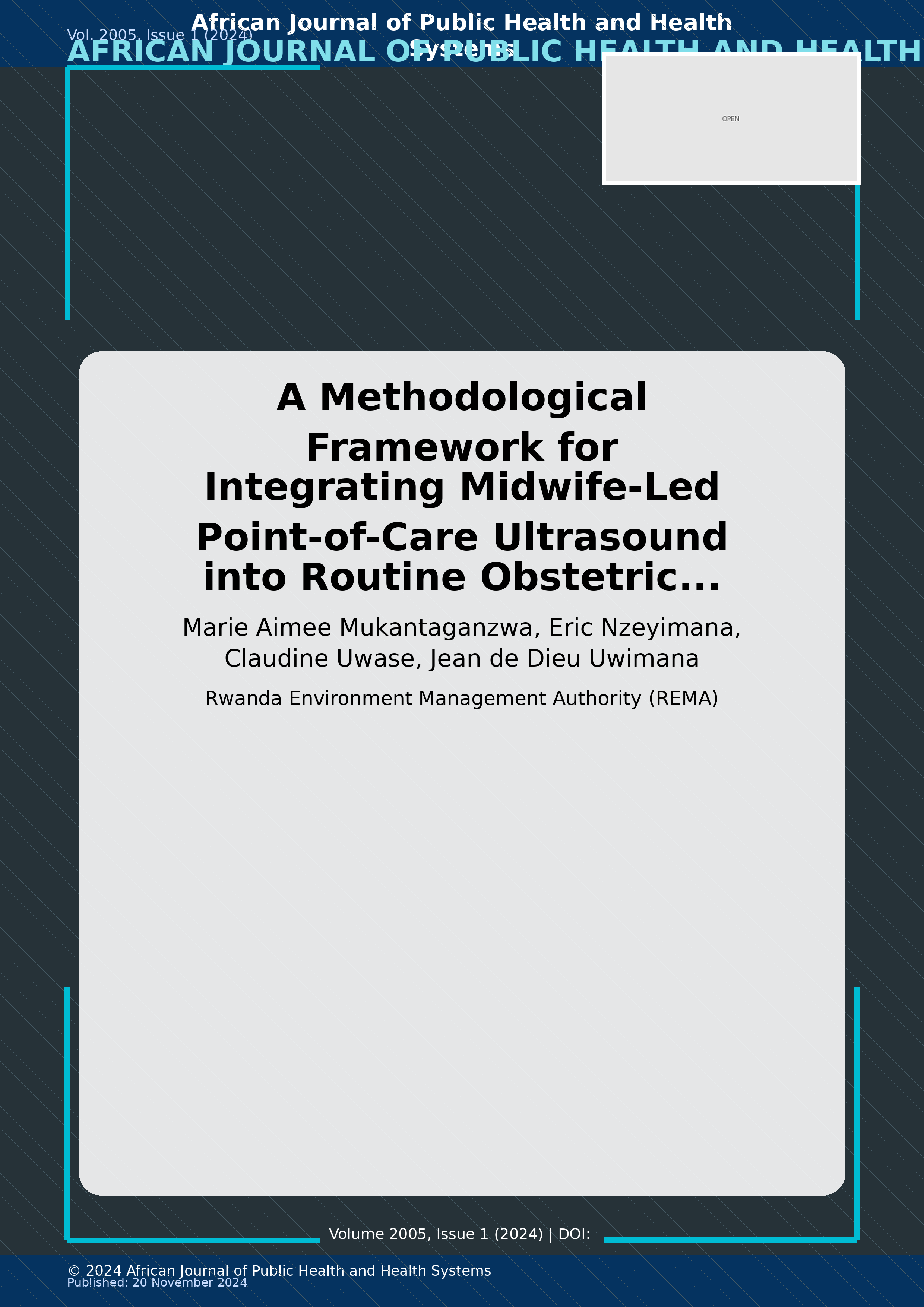Cover image for: A Methodological Framework for Integrating Midwife-Led Point