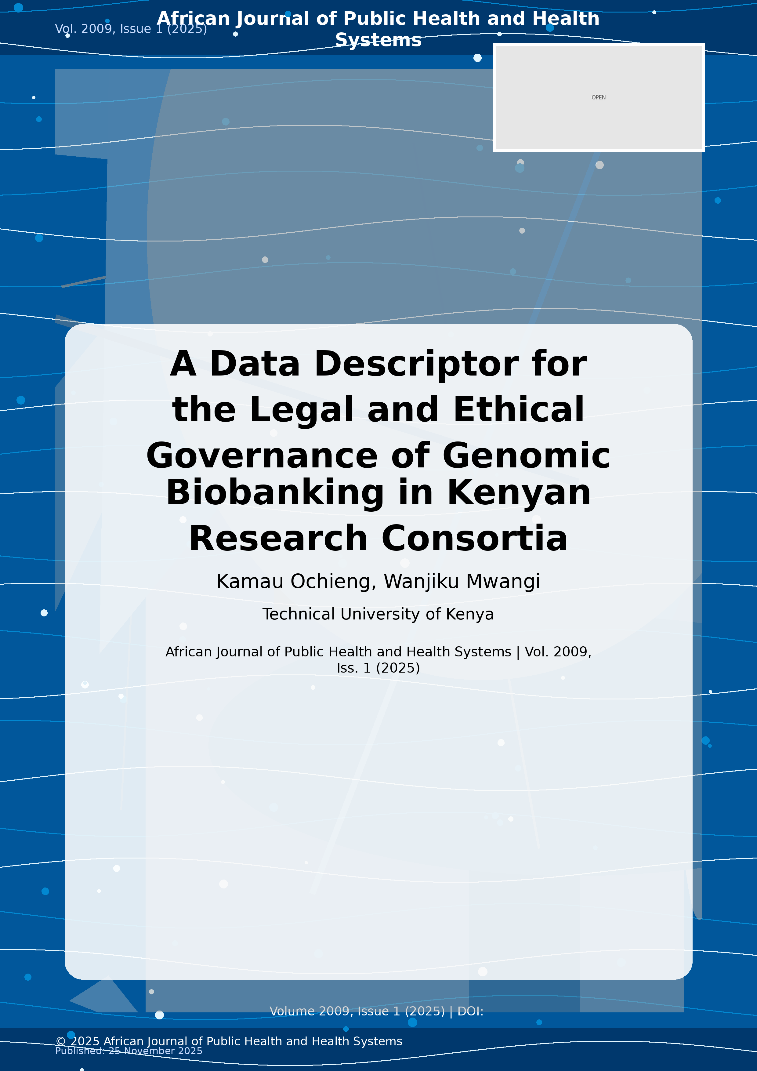 Cover image for: A Data Descriptor for the Legal and Ethical Governance of Ge