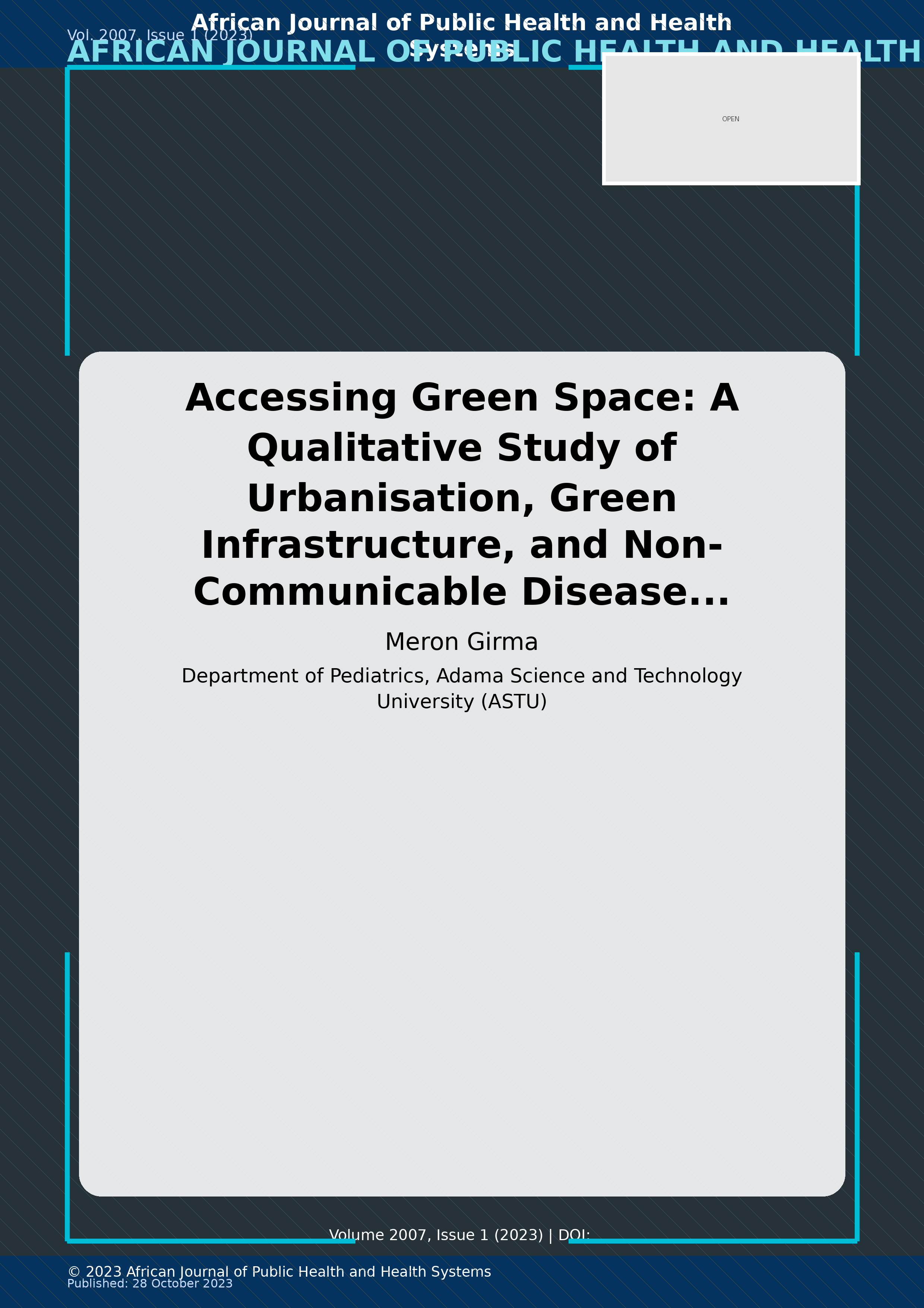 Cover image for: Accessing Green Space