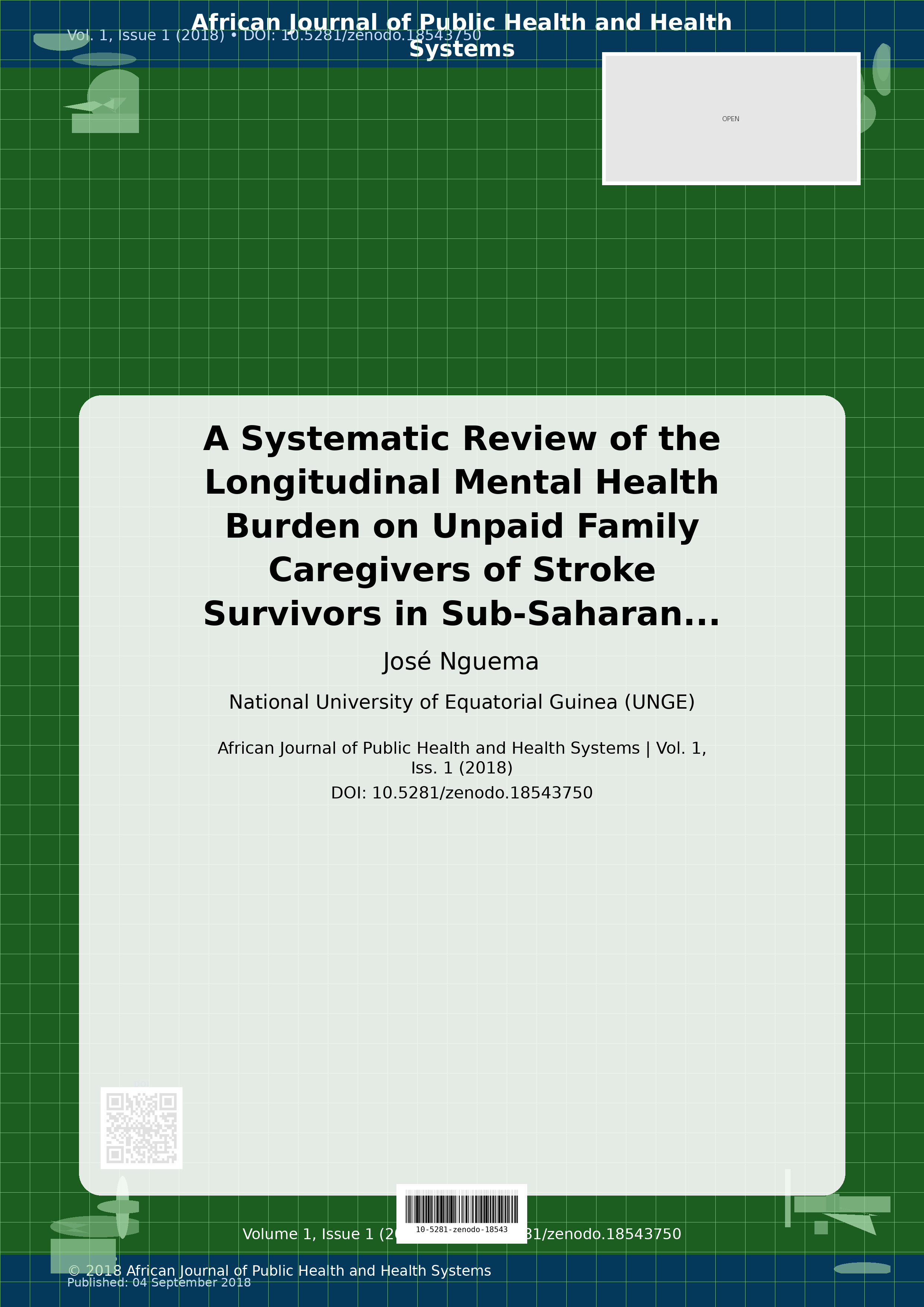 Cover image for: A Systematic Review of the Longitudinal Mental Health Burden
