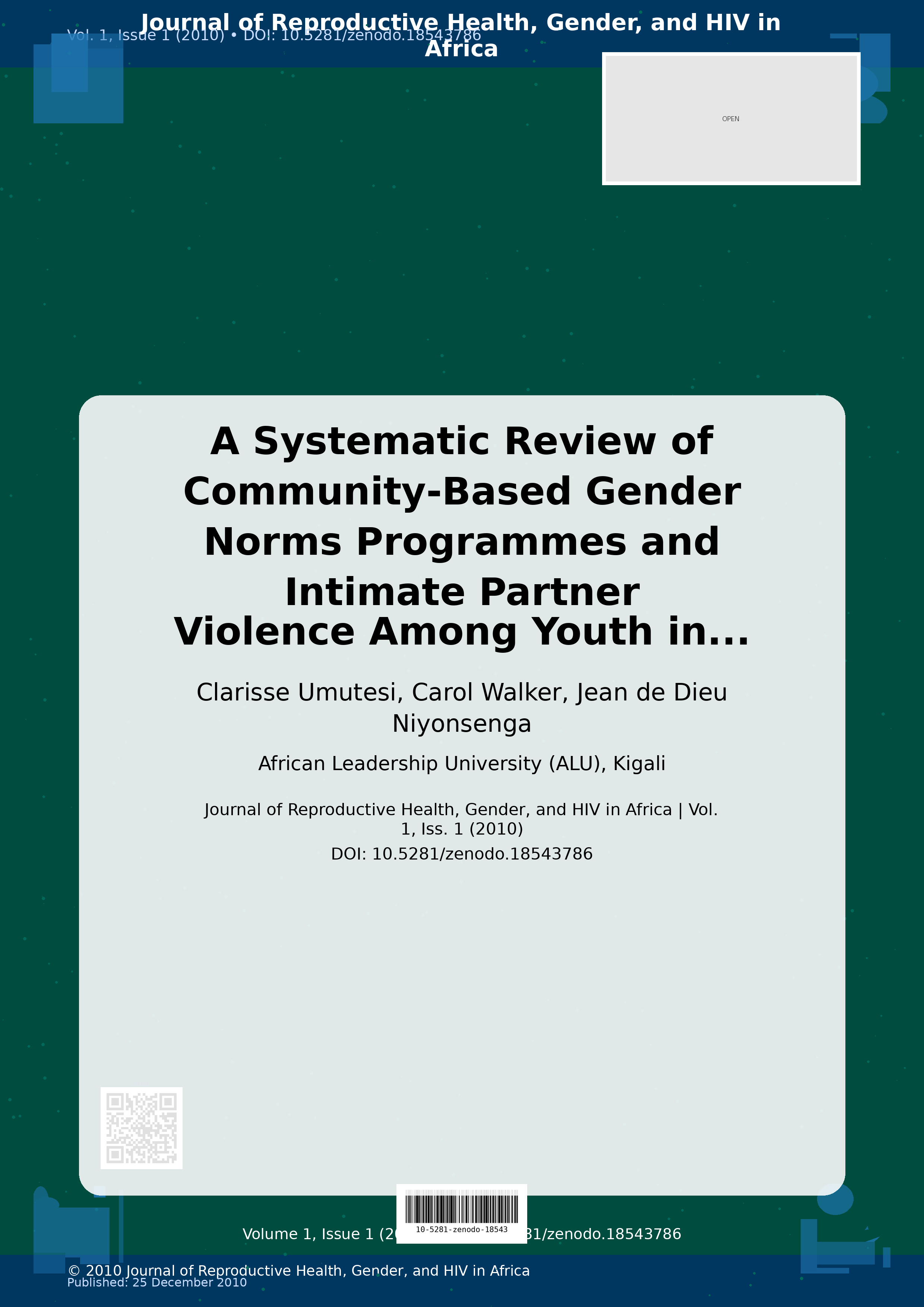 Cover image for: A Systematic Review of Community-Based Gender Norms Programm