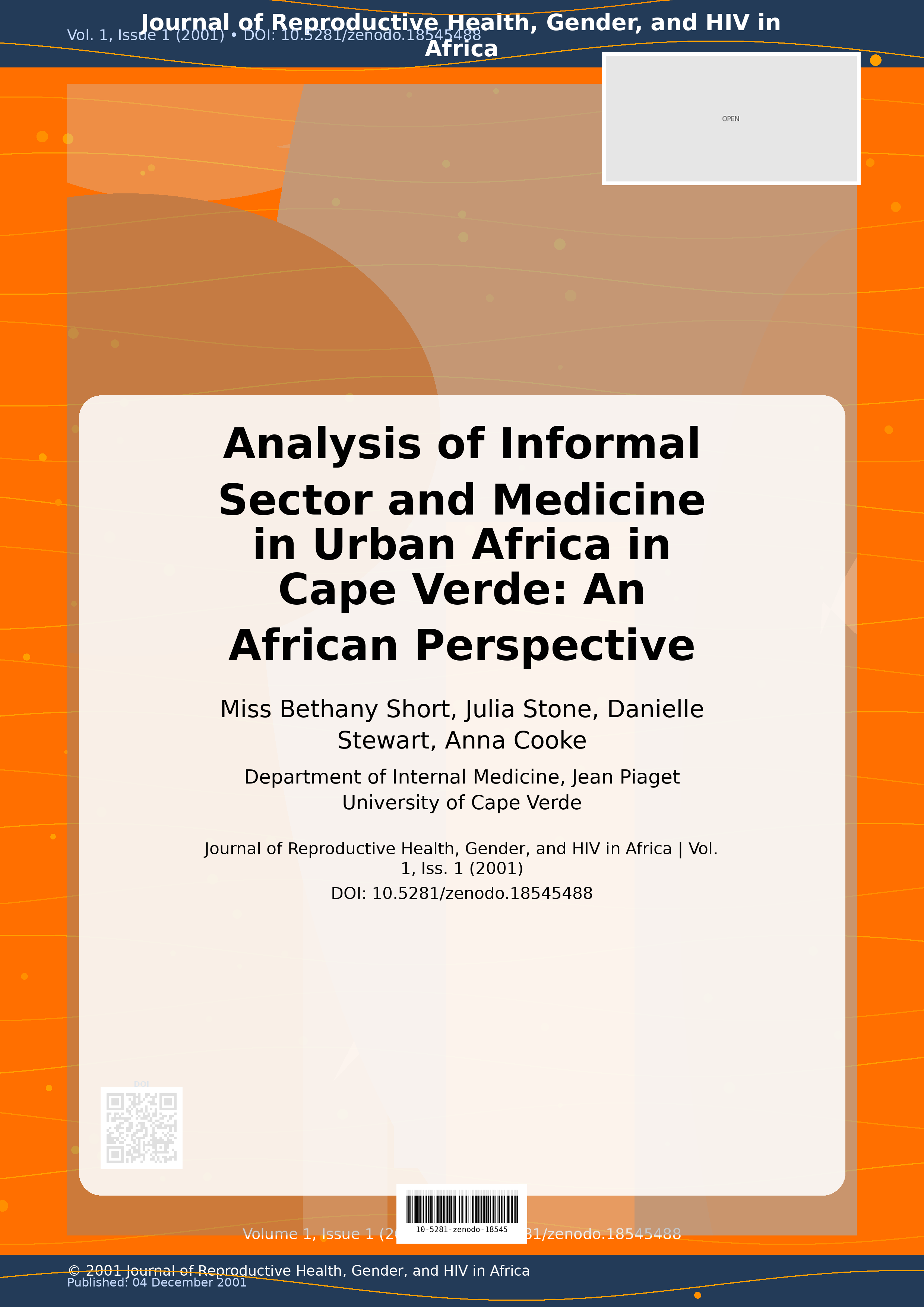 Cover image for: Analysis of Informal Sector and Medicine in Urban Africa in 
