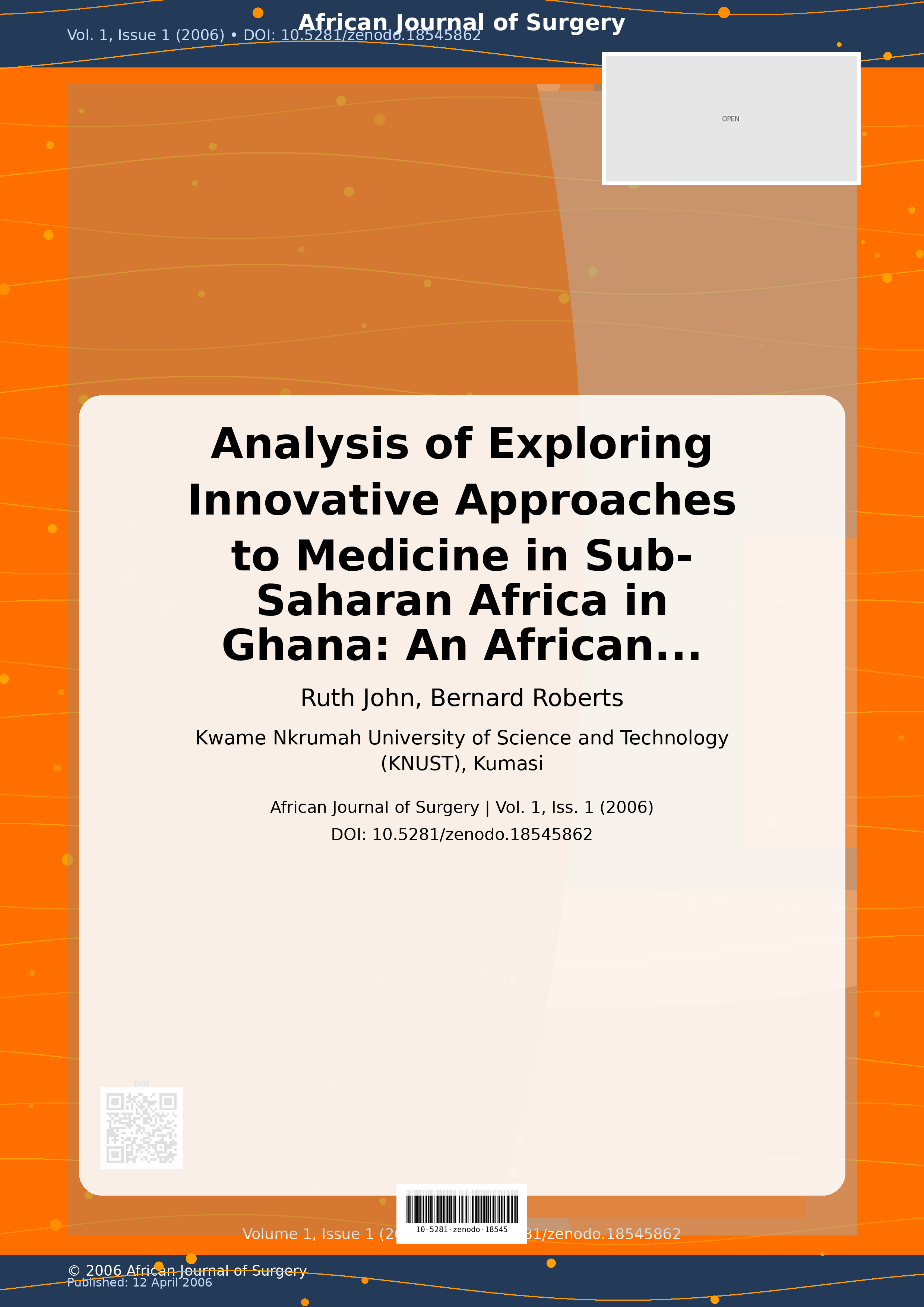 Cover image for: Analysis of Exploring Innovative Approaches to Medicine in S