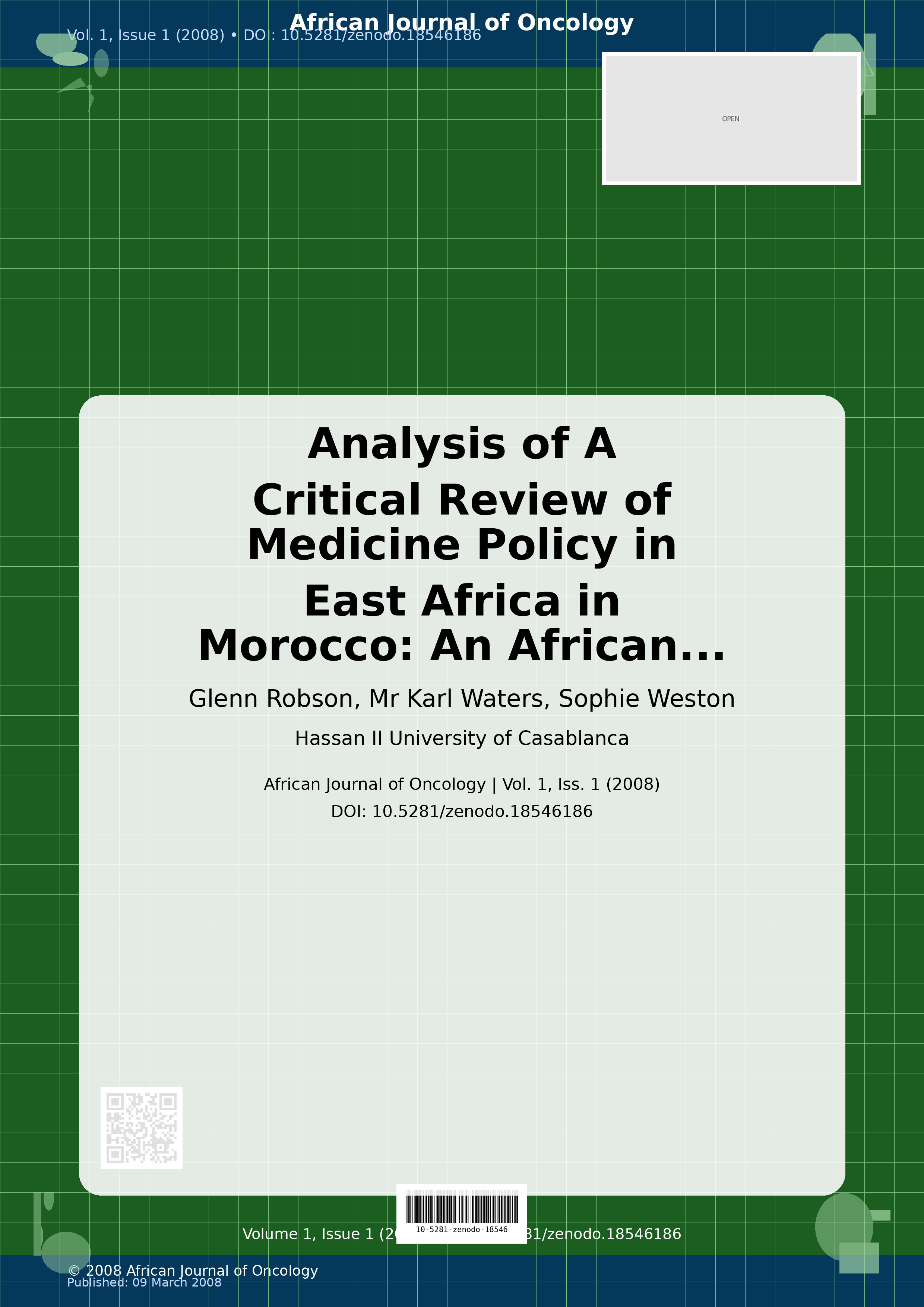 Cover image for: Analysis of A Critical Review of Medicine Policy in East Afr