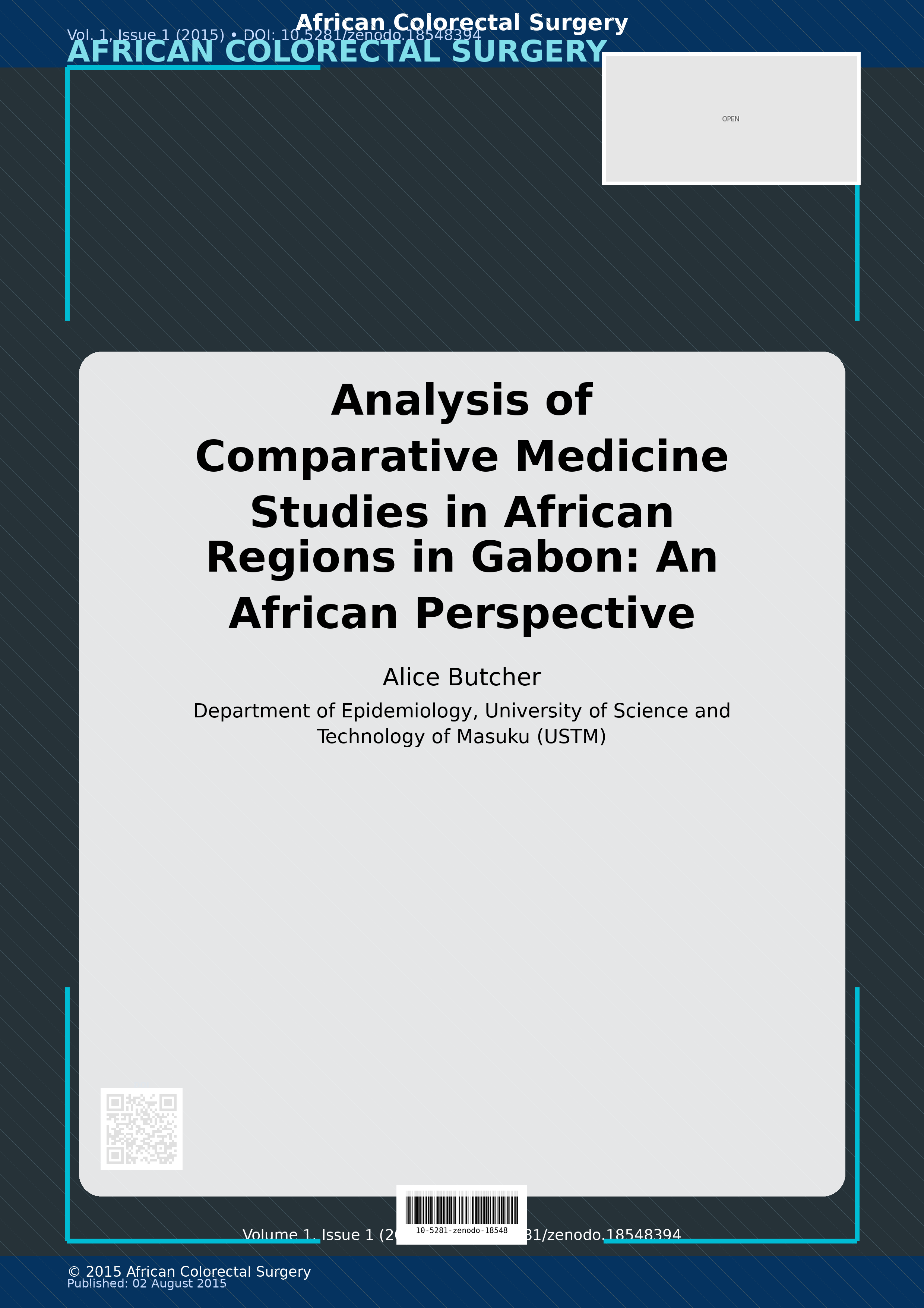 Cover image for: Analysis of Comparative Medicine Studies in African Regions 