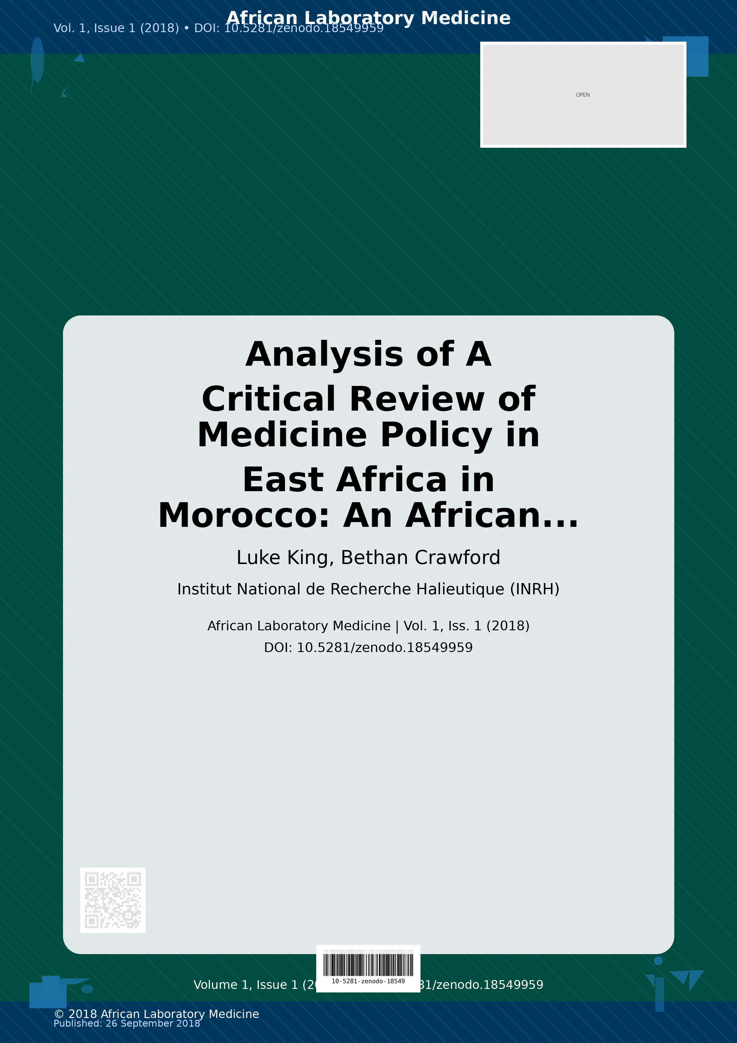 Cover image for: Analysis of A Critical Review of Medicine Policy in East Afr