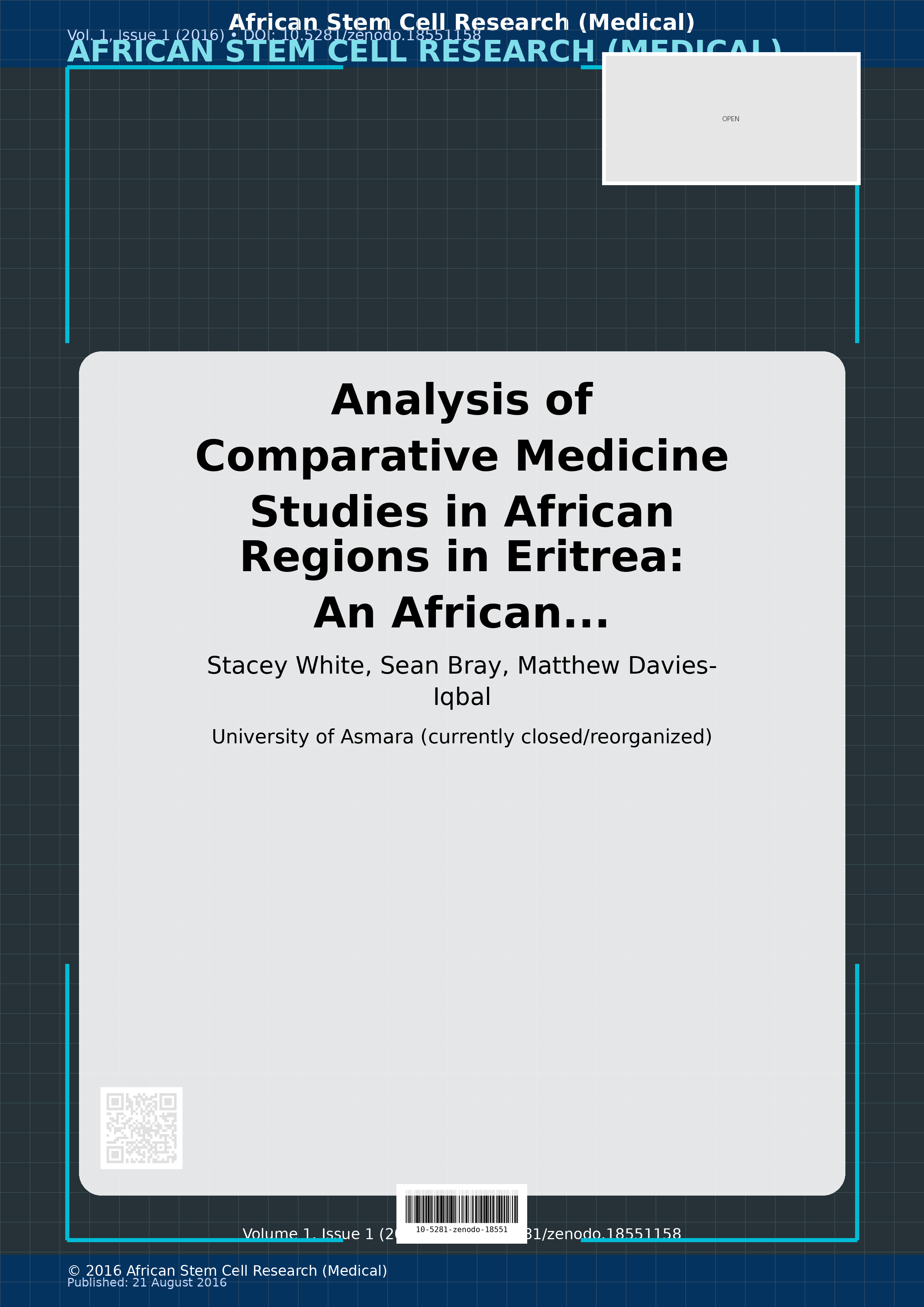 Cover image for: Analysis of Comparative Medicine Studies in African Regions 