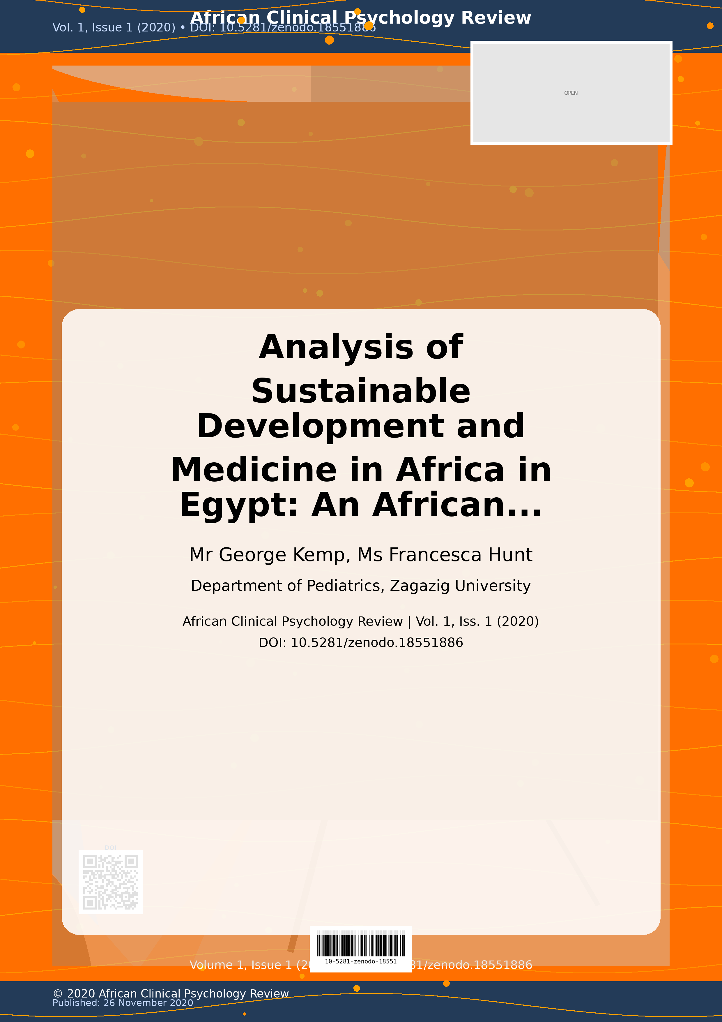 Cover image for: Analysis of Sustainable Development and Medicine in Africa i