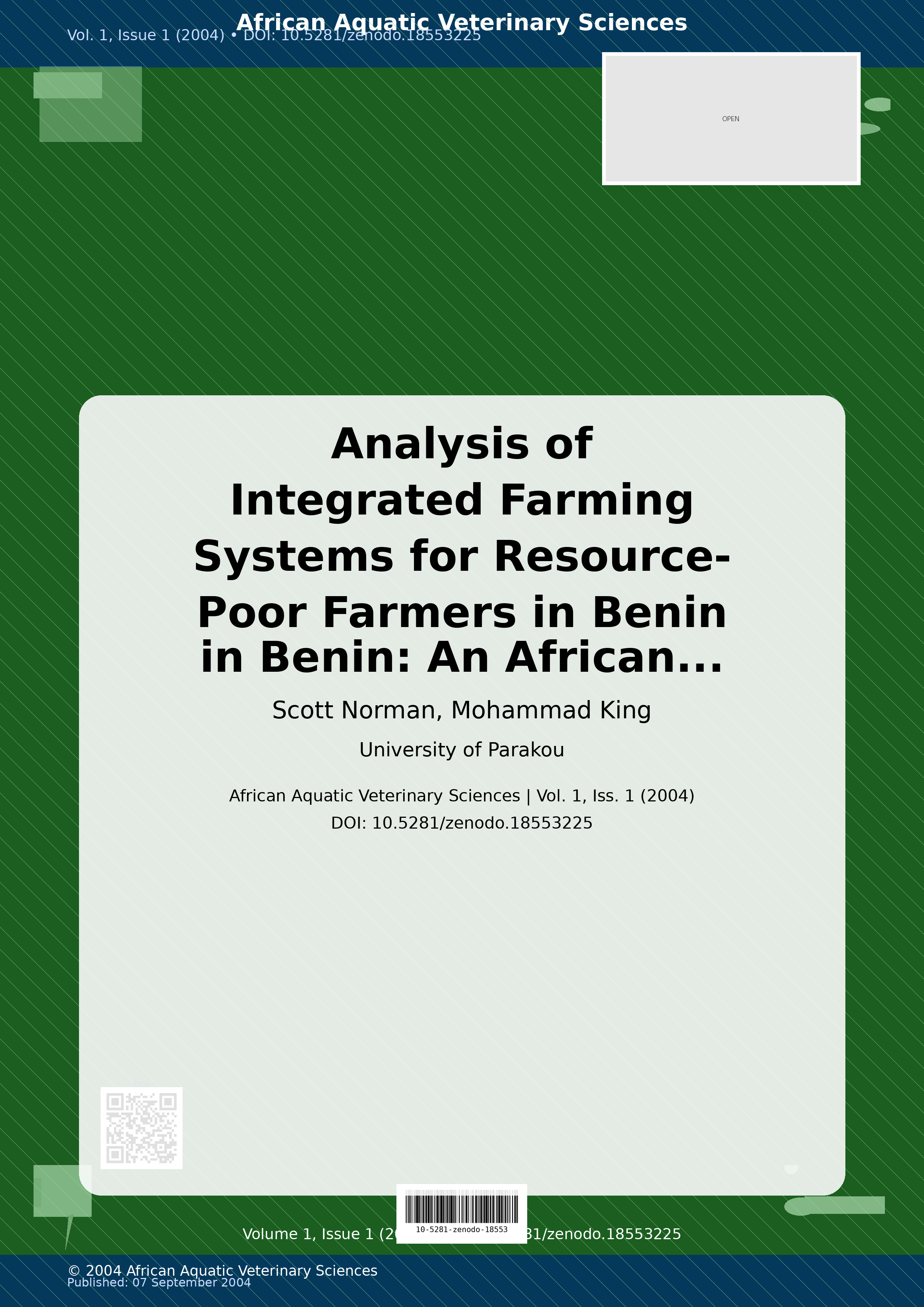 Cover image for: Analysis of Integrated Farming Systems for Resource-Poor Far