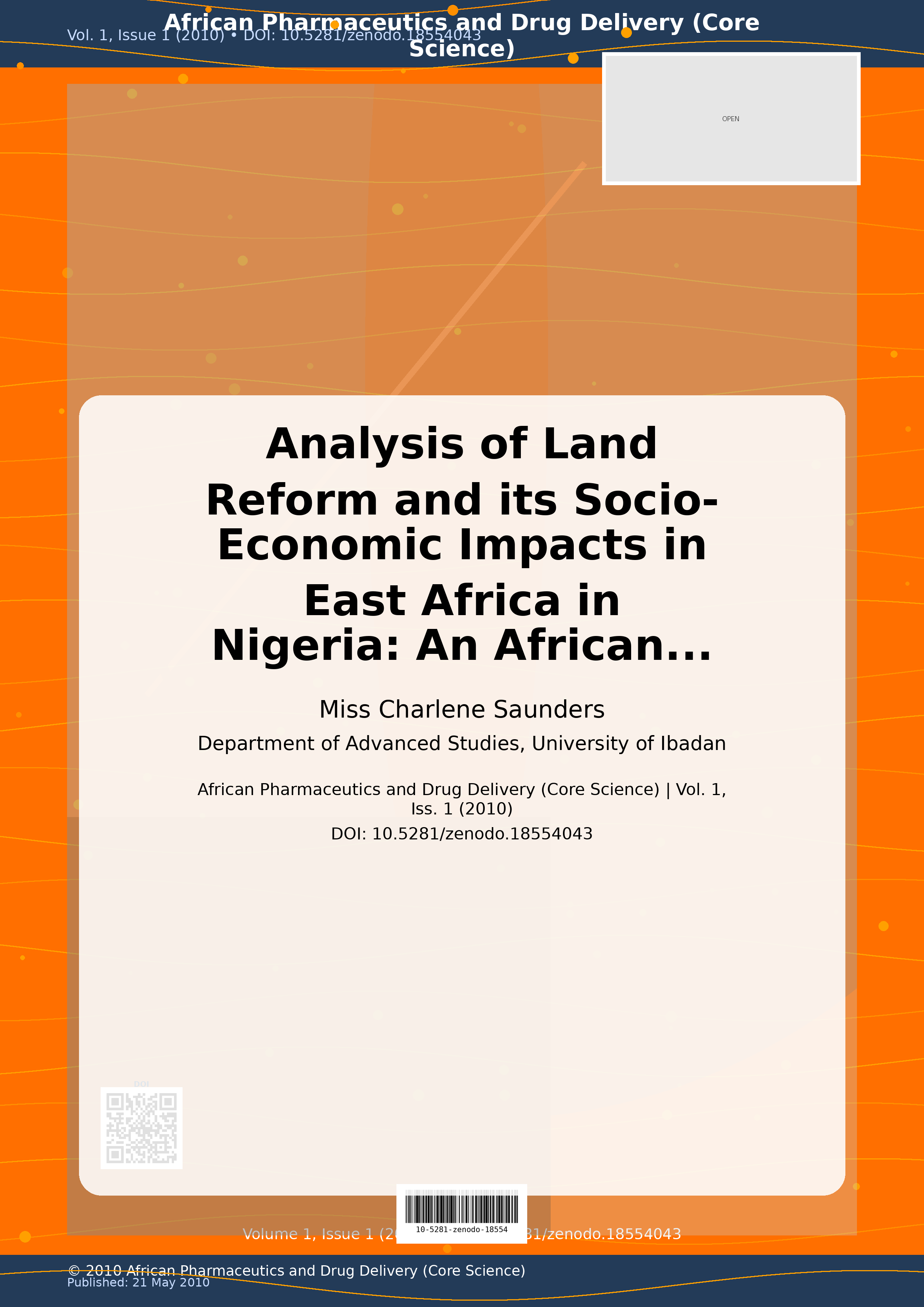 Cover image for: Analysis of Land Reform and its Socio-Economic Impacts in Ea