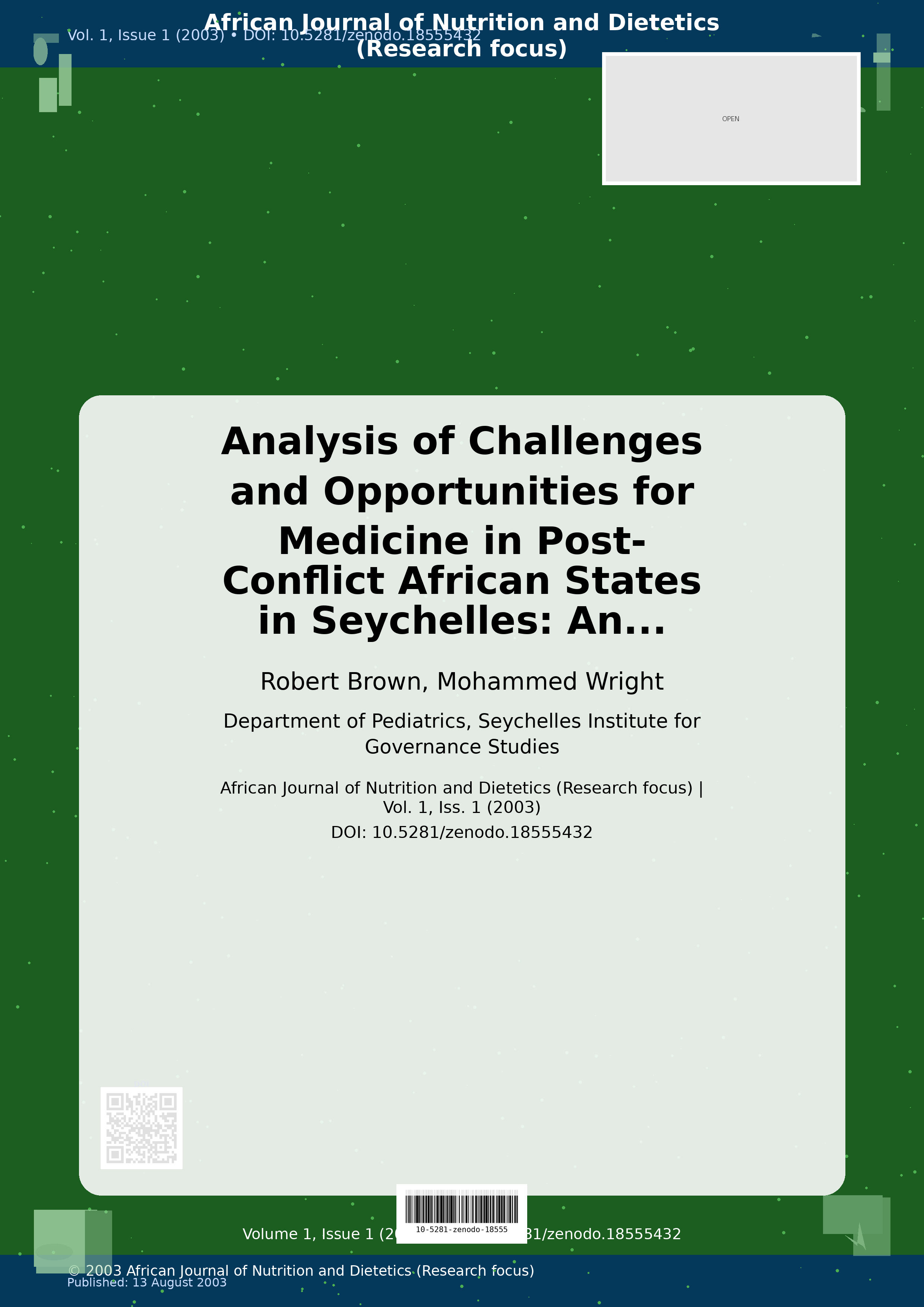 Cover image for: Analysis of Challenges and Opportunities for Medicine in Pos