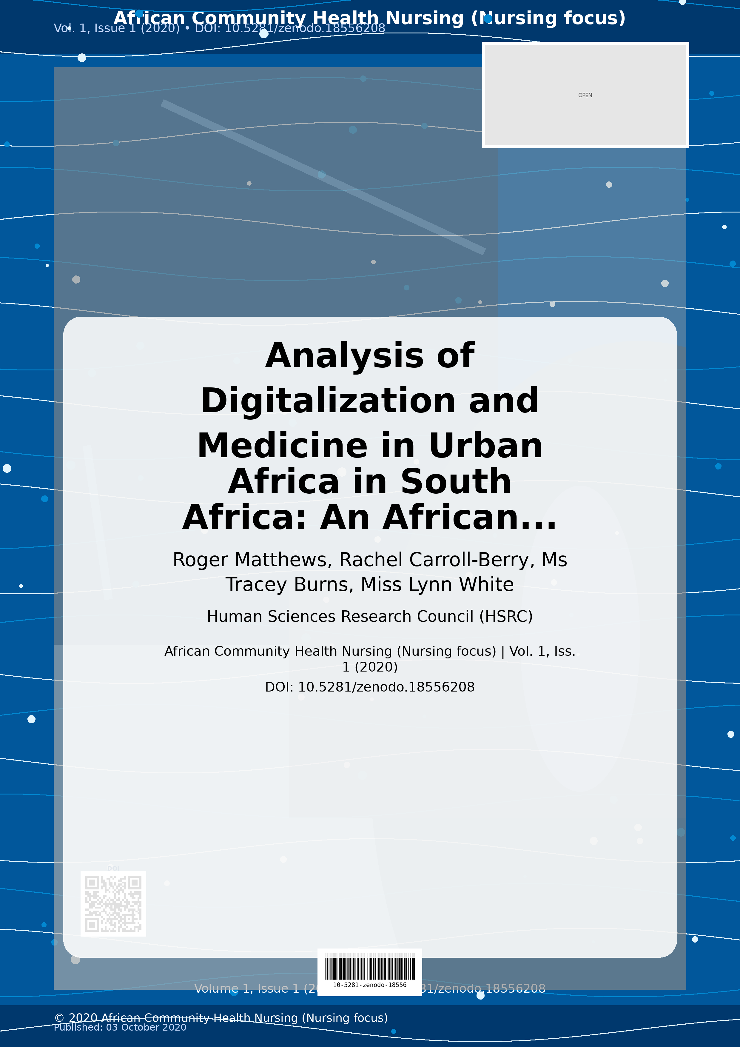 Cover image for: Analysis of Digitalization and Medicine in Urban Africa in S
