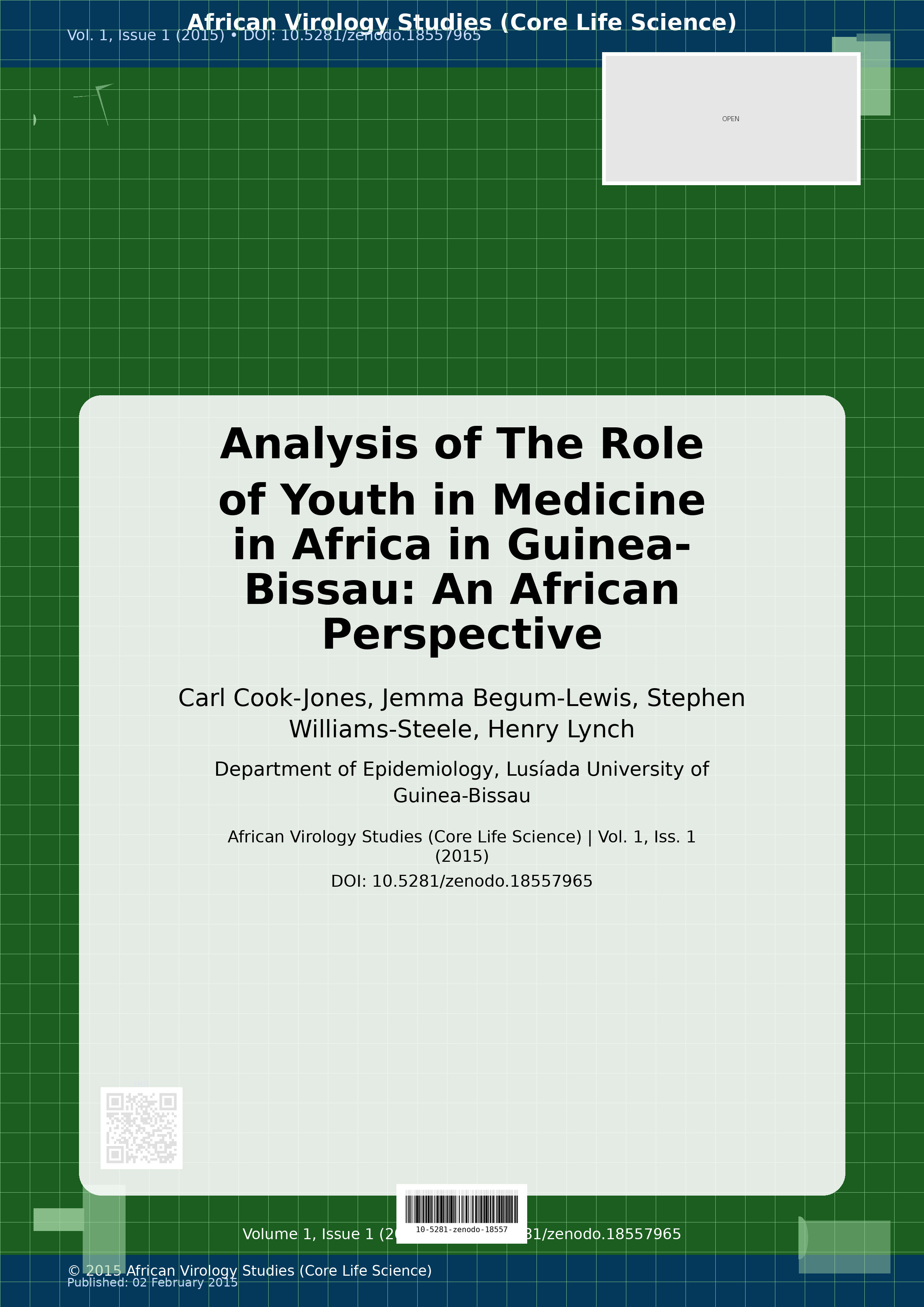Cover image for: Analysis of The Role of Youth in Medicine in Africa in Guine