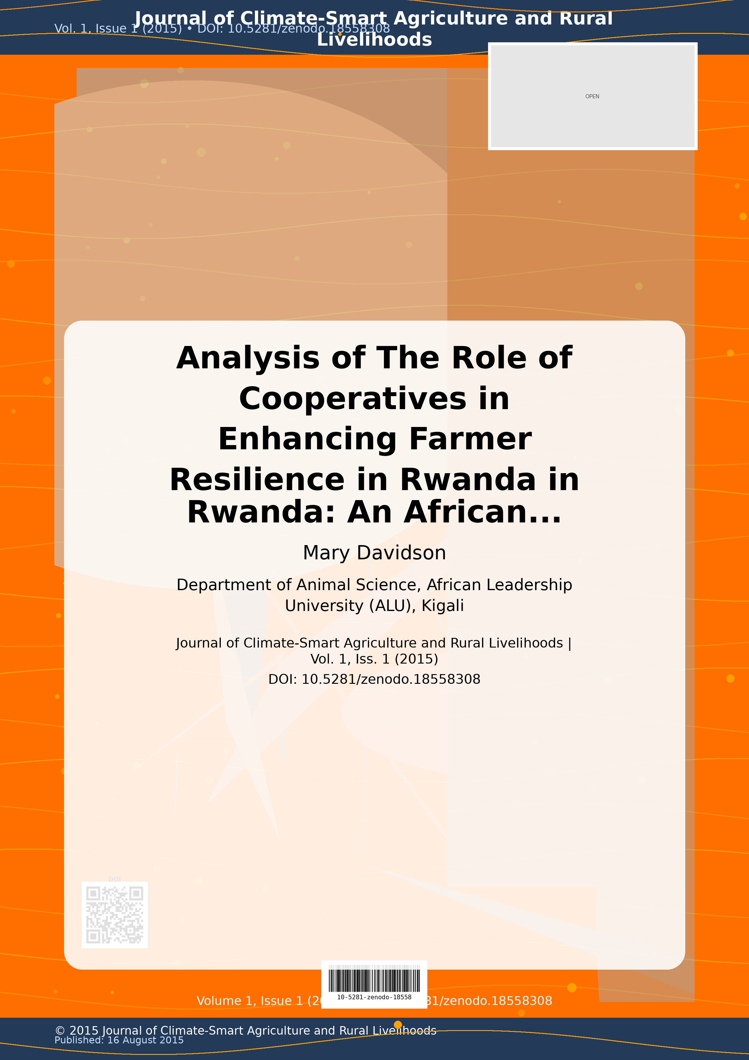 Cover image for: Analysis of The Role of Cooperatives in Enhancing Farmer Res
