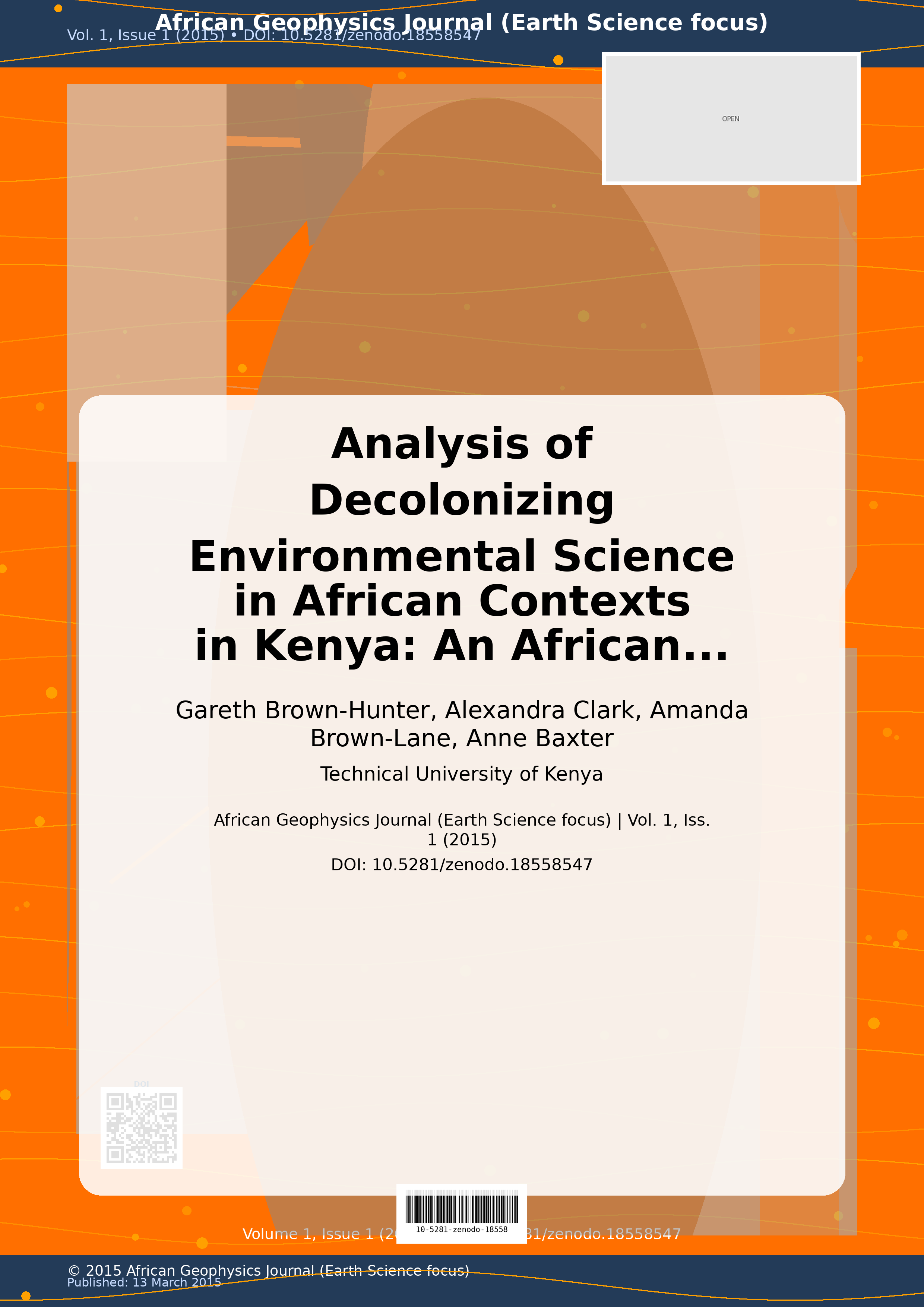 Cover image for: Analysis of Decolonizing Environmental Science in African Co