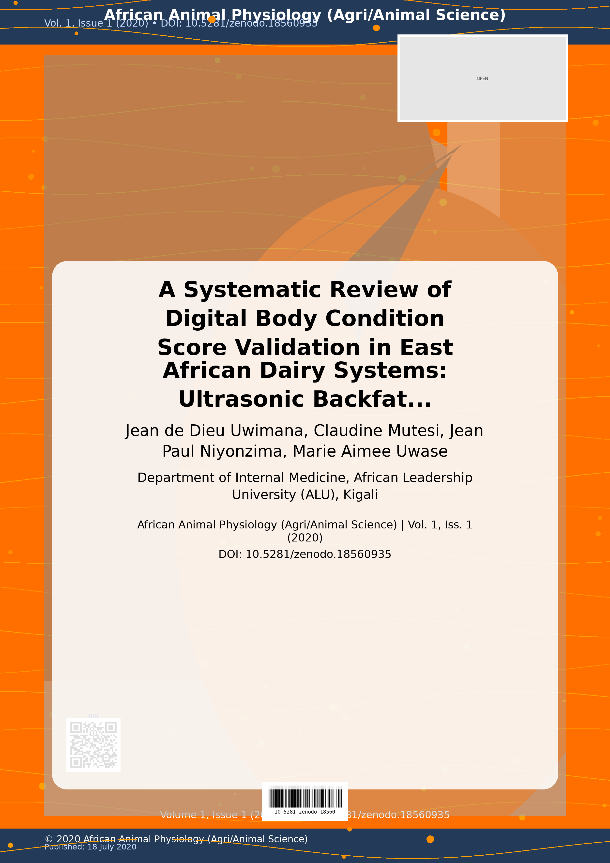 Cover image for: A Systematic Review of Digital Body Condition Score Validati