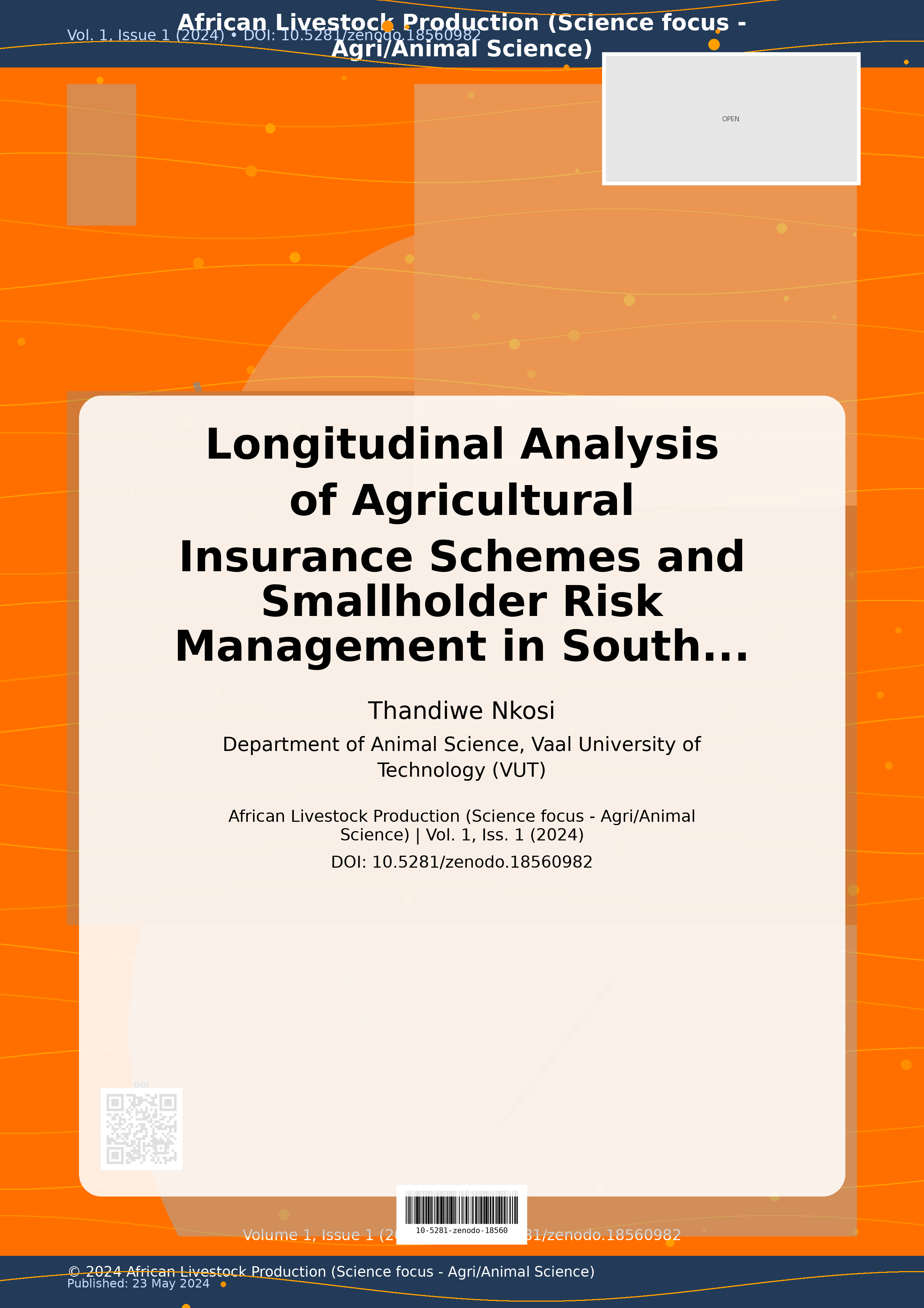 Cover image for: Longitudinal Analysis of Agricultural Insurance Schemes and 