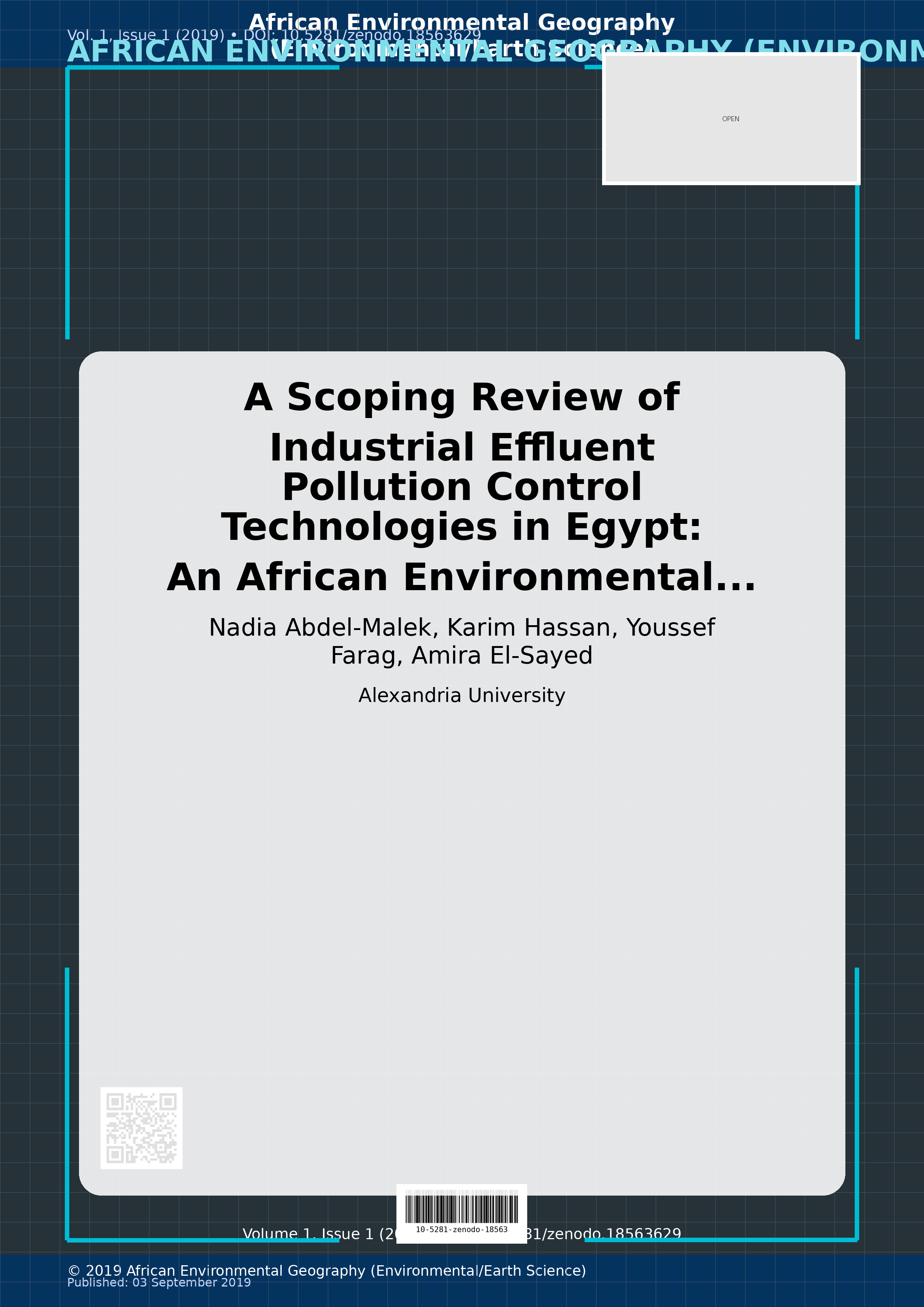 Cover image for: A Scoping Review of Industrial Effluent Pollution Control Te