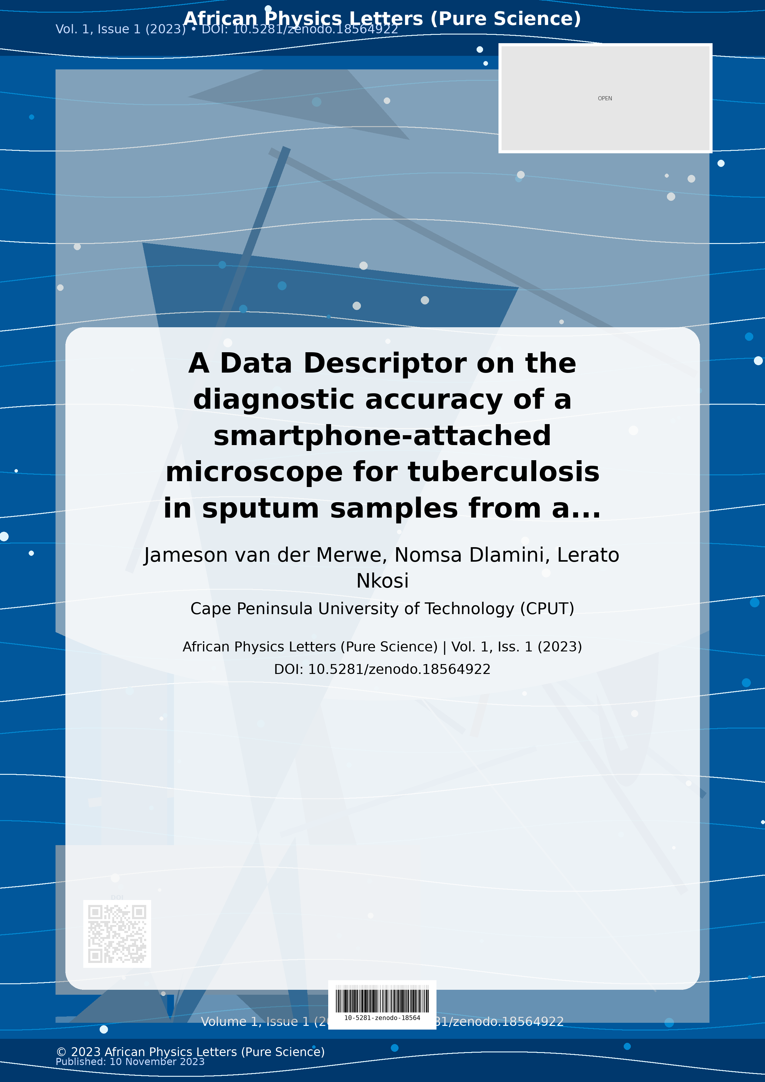 Cover image for: A Data Descriptor on the diagnostic accuracy of a smartphone