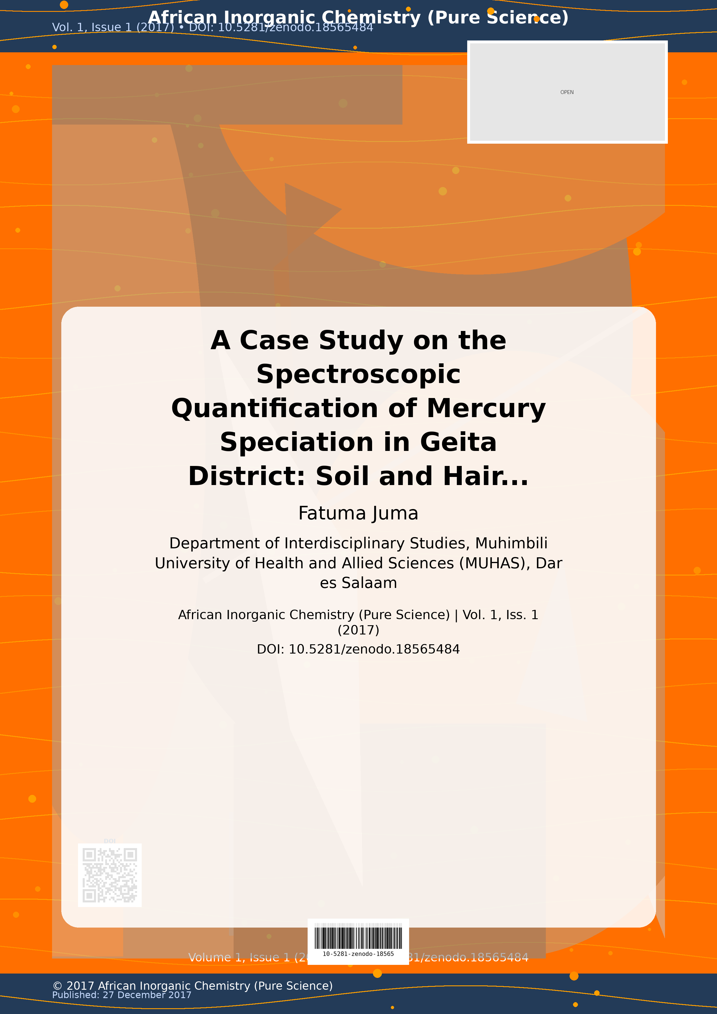Cover image for: A Case Study on the Spectroscopic Quantification of Mercury 