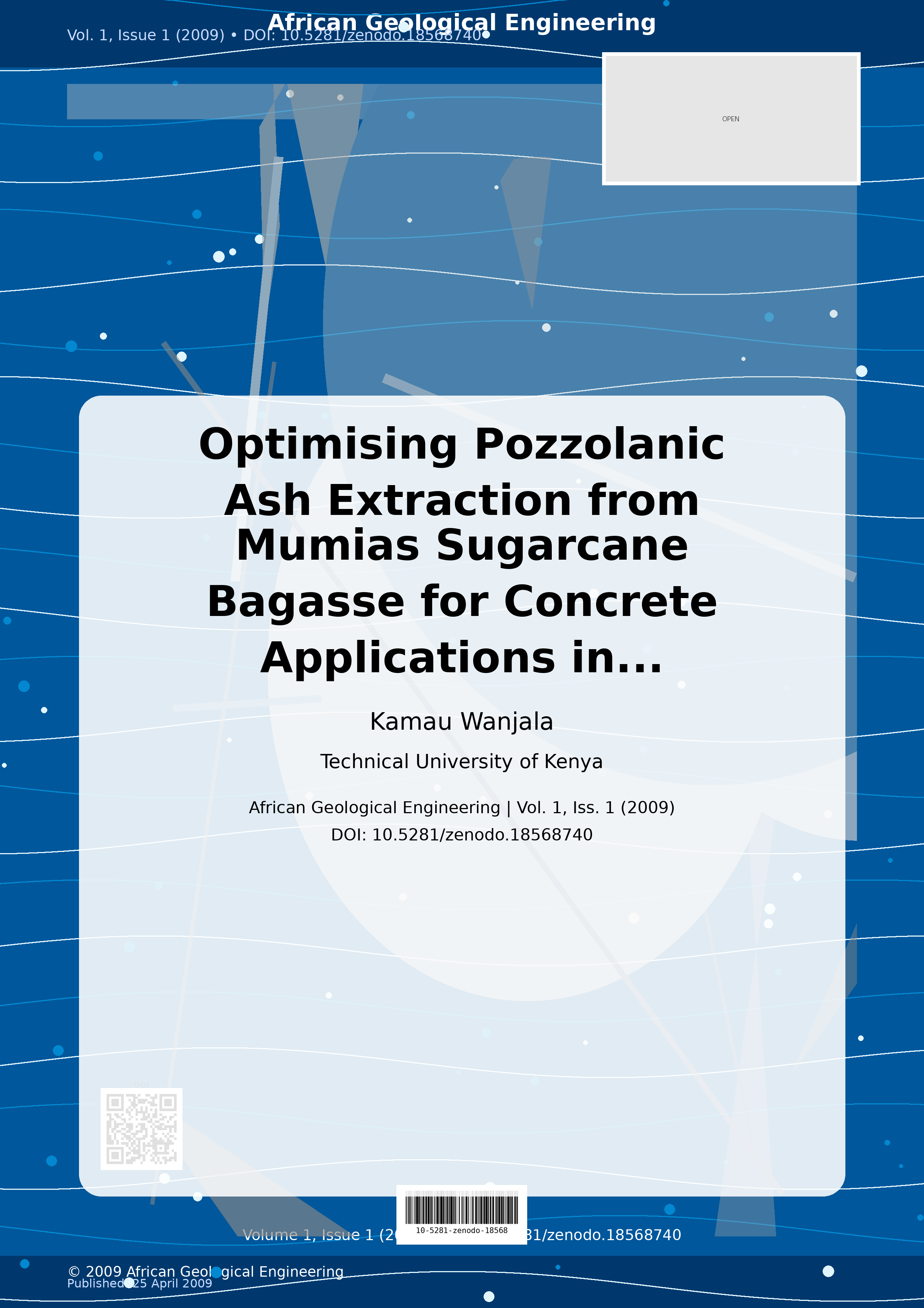 Cover image for: Optimising Pozzolanic Ash Extraction from Mumias Sugarcane B